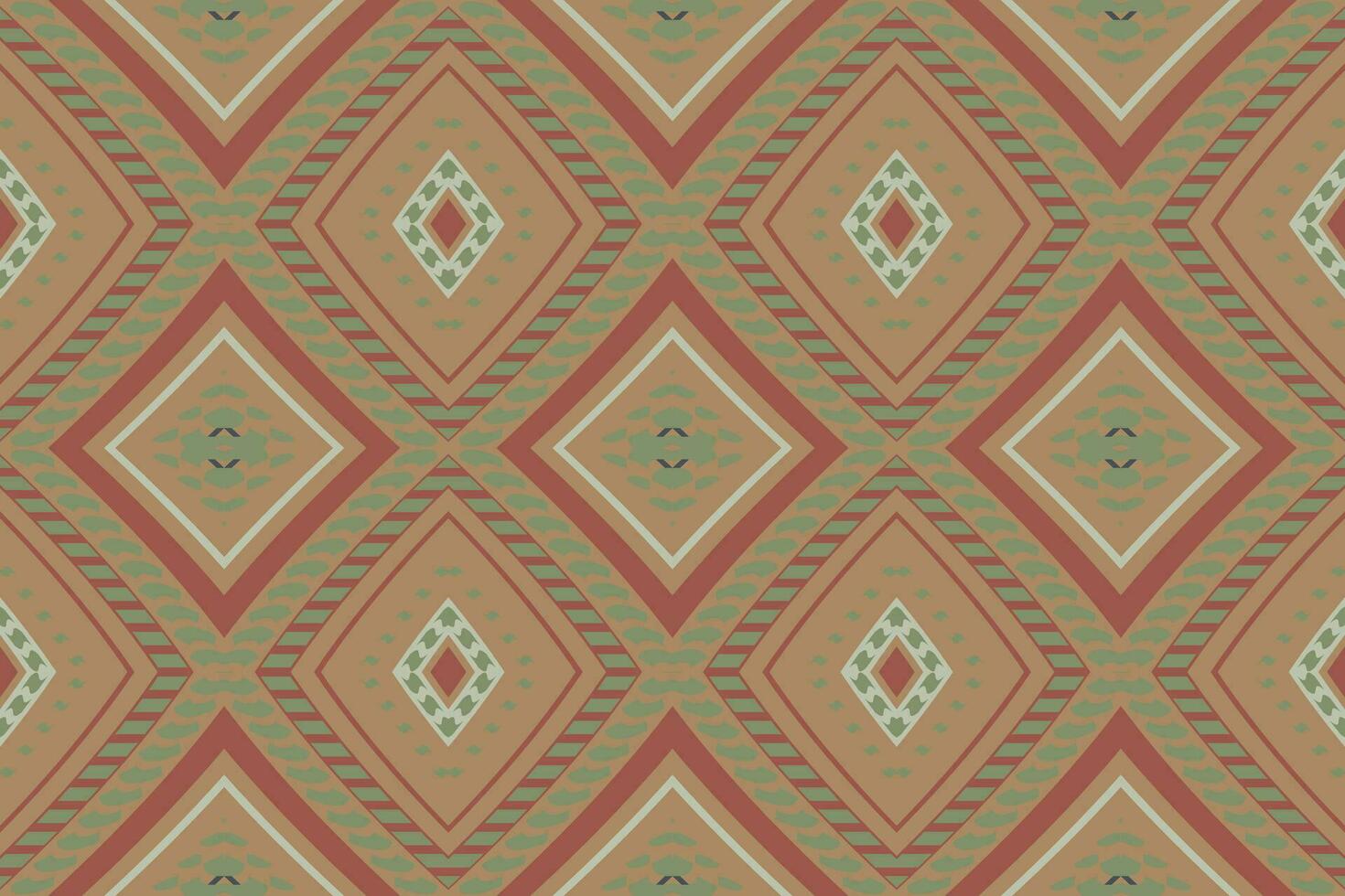 Ikat Damask Paisley Embroidery Background. Ikat Pattern Geometric Ethnic Oriental Pattern traditional.aztec Style Abstract Vector illustration.design for Texture,fabric,clothing,wrapping,sarong.