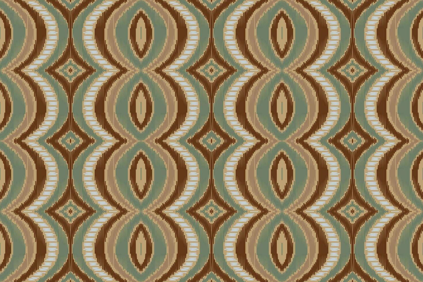 Ikat Damask Paisley Embroidery Background. Ikat Design Geometric Ethnic Oriental Pattern Traditional. Ikat Aztec Style Abstract Design for Print Texture,fabric,saree,sari,carpet. vector