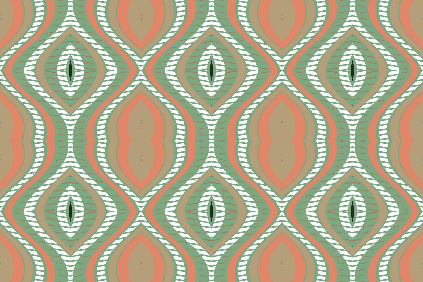 Ikat Floral Paisley Embroidery Background. Ikat Frame Geometric Ethnic Oriental Pattern Traditional. Ikat Aztec Style Abstract Design for Print Texture,fabric,saree,sari,carpet. vector