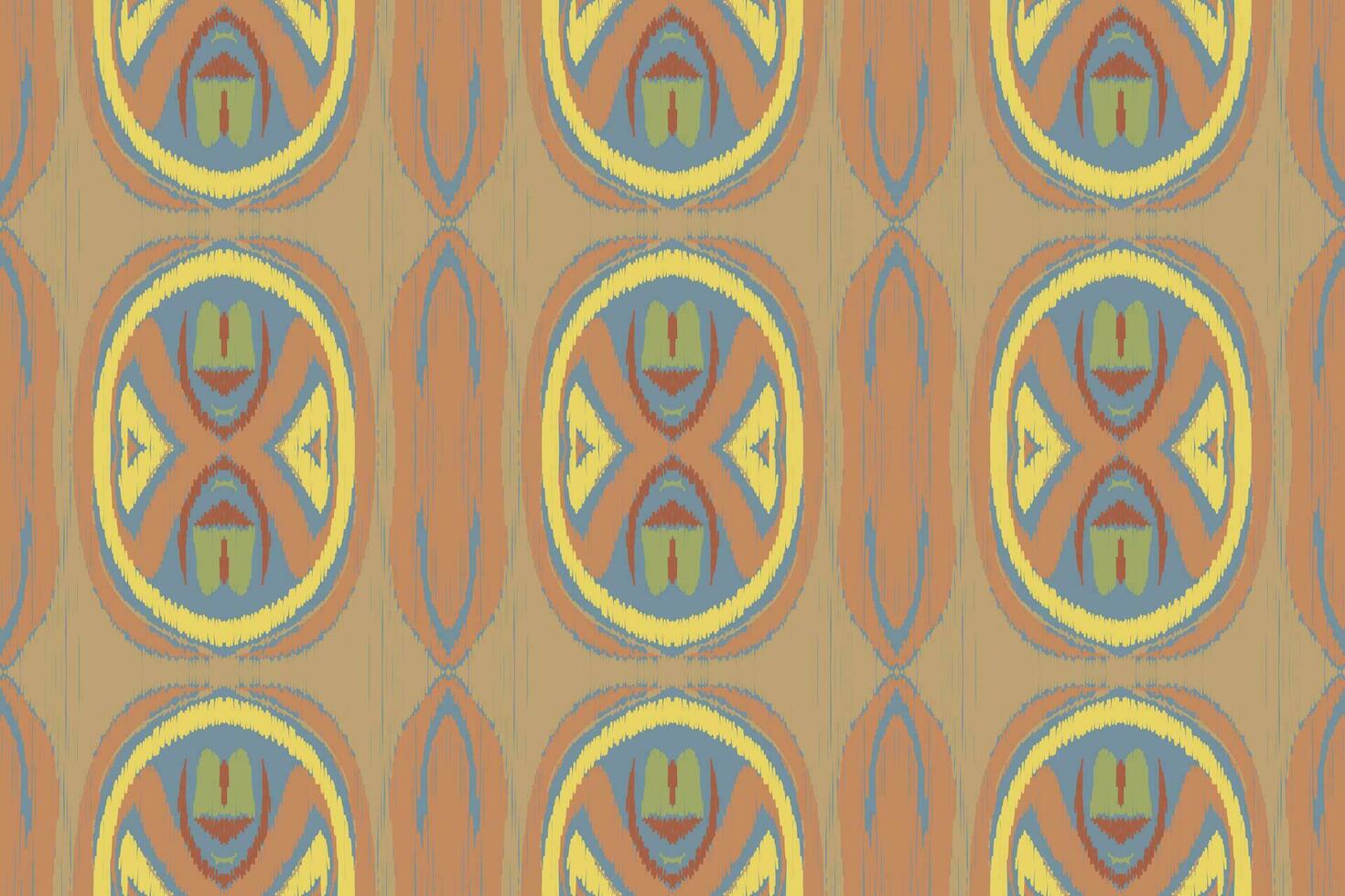 Ikat Damask Paisley Embroidery Background. Ikat Seamless Geometric Ethnic Oriental Pattern Traditional. Ikat Aztec Style Abstract Design for Print Texture,fabric,saree,sari,carpet. vector