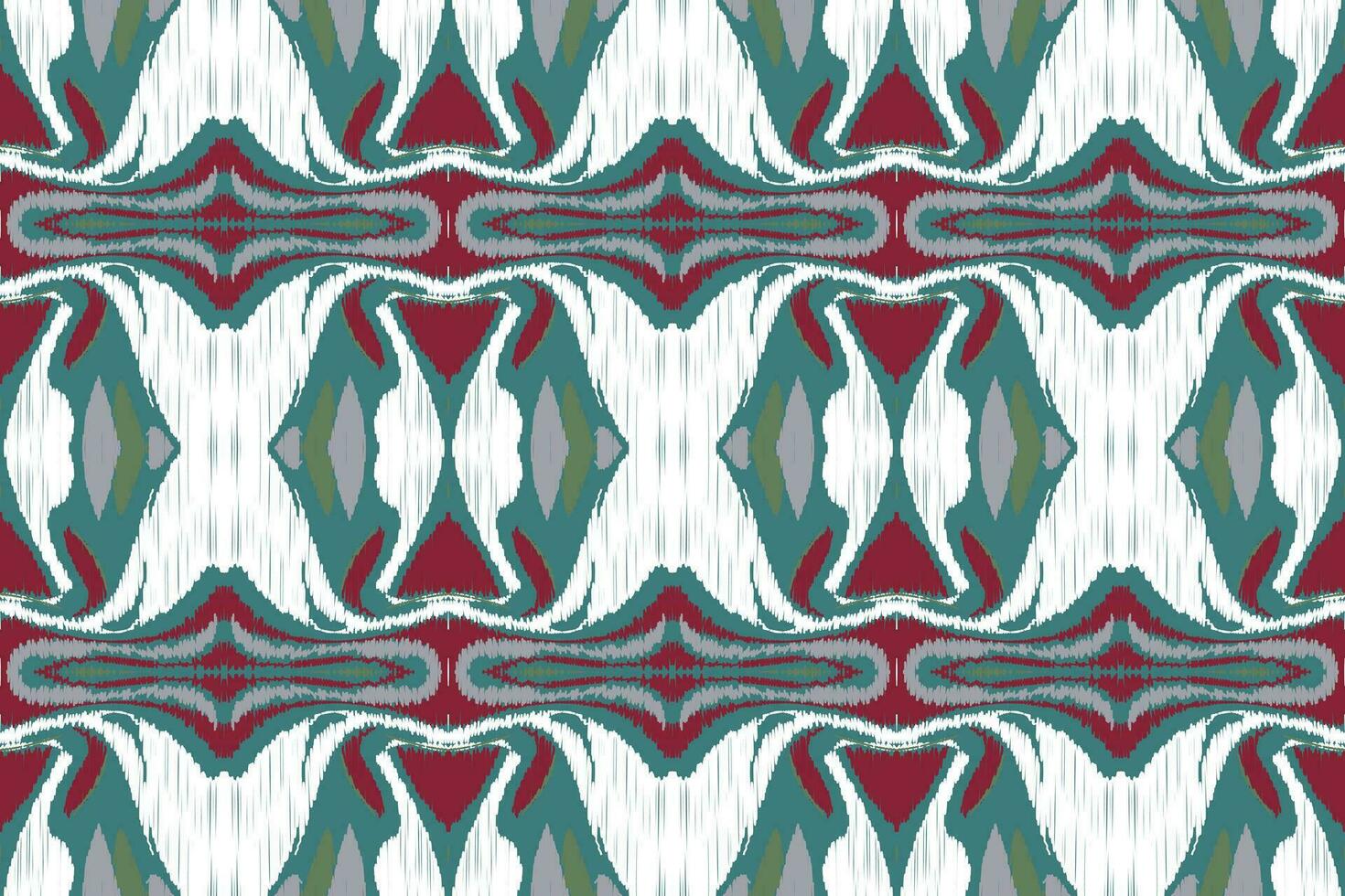ikat floral cachemir bordado antecedentes. ikat vector geométrico étnico oriental modelo tradicional.azteca estilo resumen vector ilustración.diseño para textura,tela,ropa,envoltura,pareo.