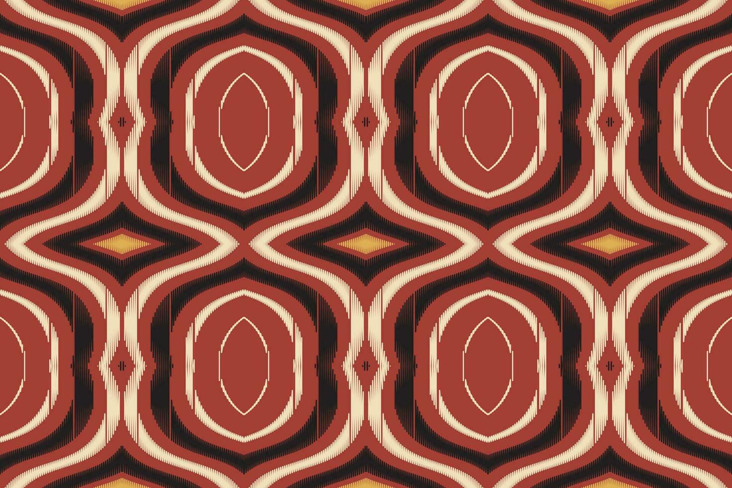 Ikat Damask Paisley Embroidery Background. Ikat Designs Geometric Ethnic Oriental Pattern traditional.aztec Style Abstract Vector illustration.design for Texture,fabric,clothing,wrapping,sarong.