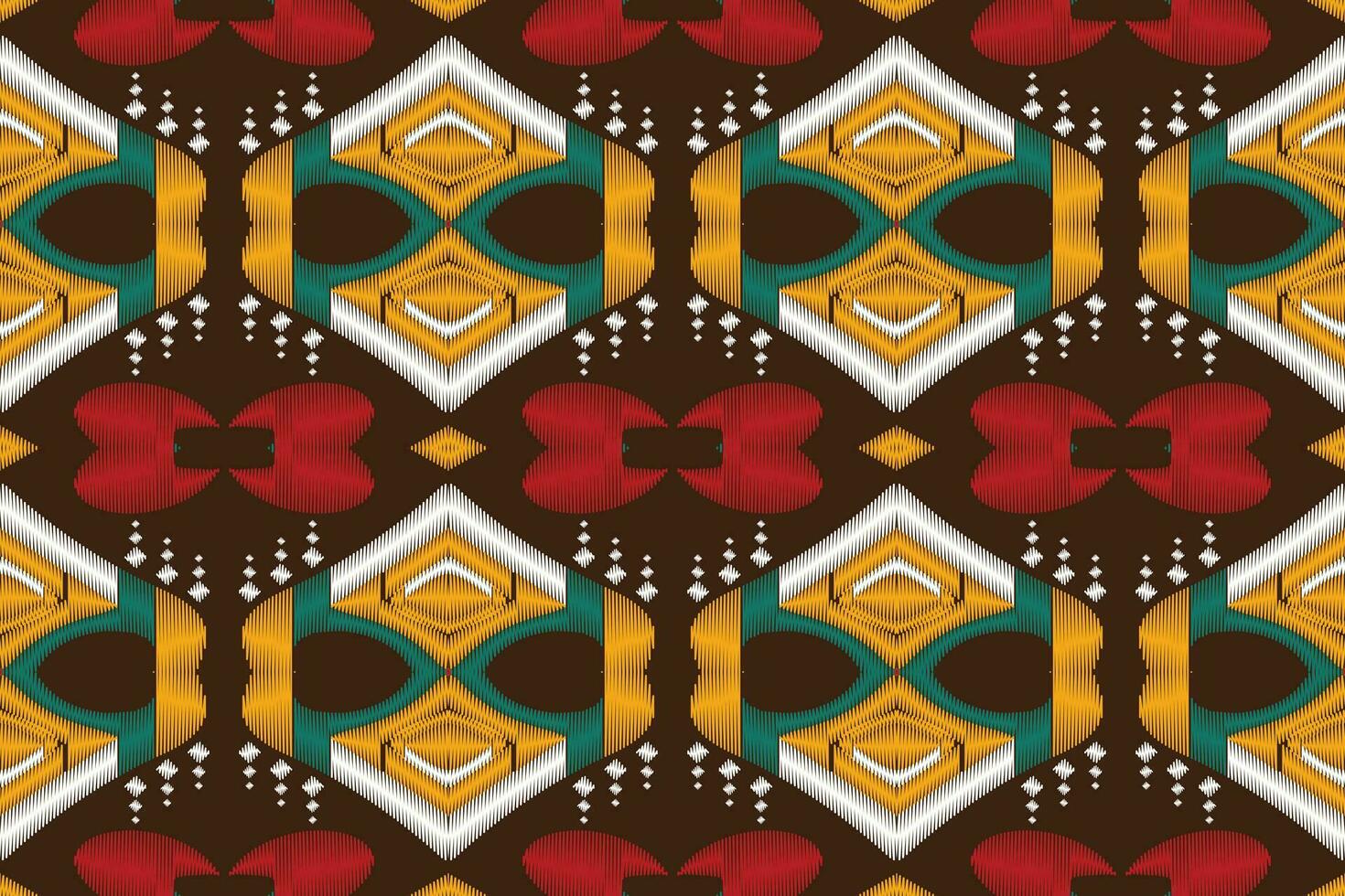 ikat floral cachemir bordado antecedentes. ikat floral geométrico étnico oriental modelo tradicional. ikat azteca estilo resumen diseño para impresión textura,tela,sari,sari,alfombra. vector