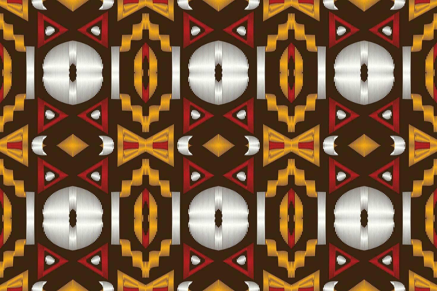 Ikat Floral Paisley Embroidery Background. Ikat Designs Geometric Ethnic Oriental Pattern Traditional. Ikat Aztec Style Abstract Design for Print Texture,fabric,saree,sari,carpet. vector