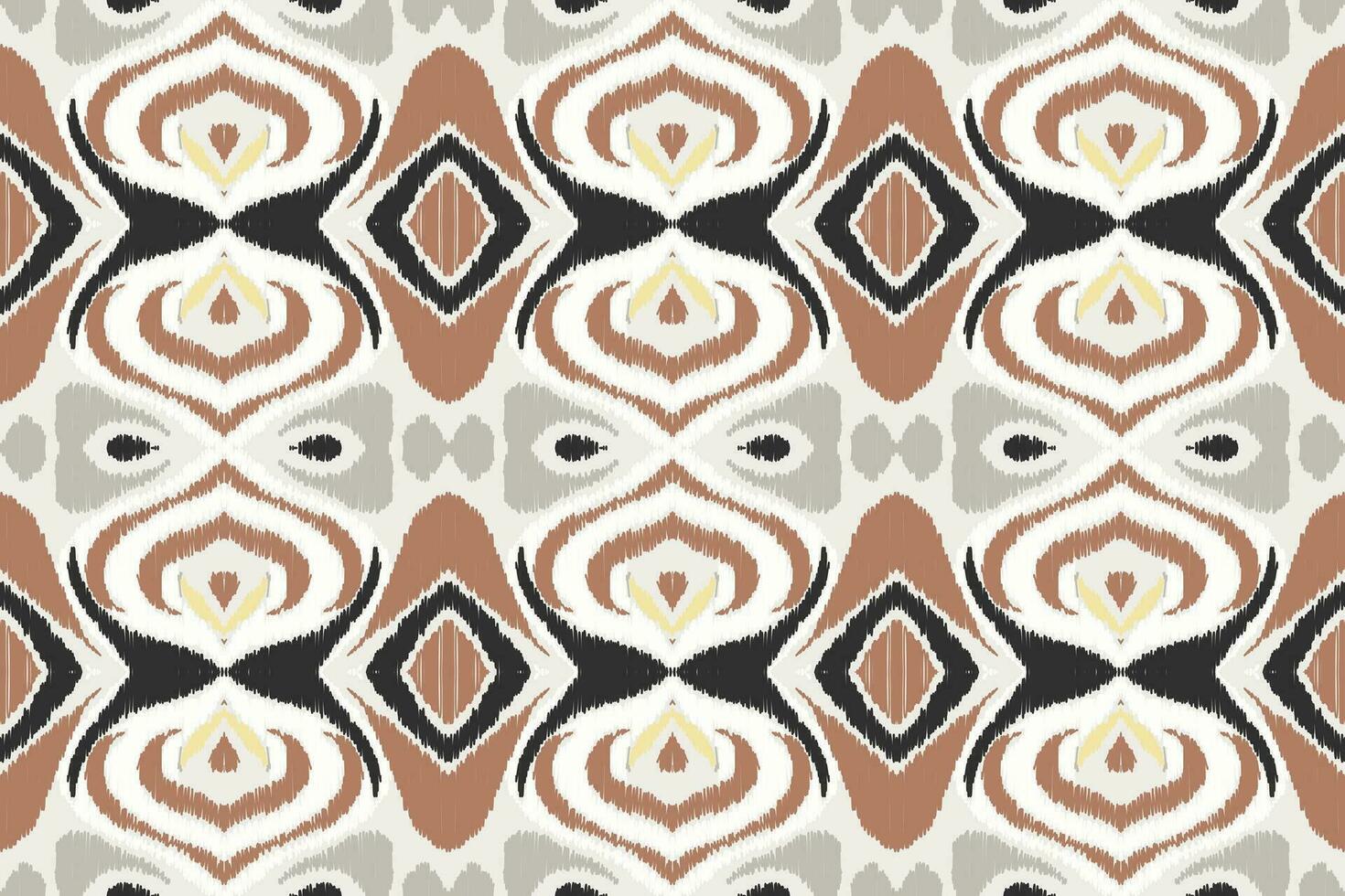 Ikat Floral Paisley Embroidery Background. Ikat Pattern Geometric Ethnic Oriental Pattern Traditional. Ikat Aztec Style Abstract Design for Print Texture,fabric,saree,sari,carpet. vector