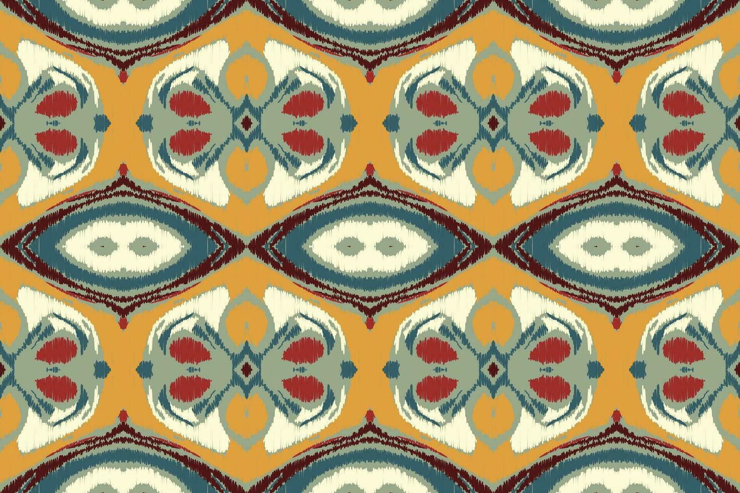 ikat floral cachemir bordado antecedentes. ikat diseños geométrico étnico oriental modelo tradicional. ikat azteca estilo resumen diseño para impresión textura,tela,sari,sari,alfombra. vector