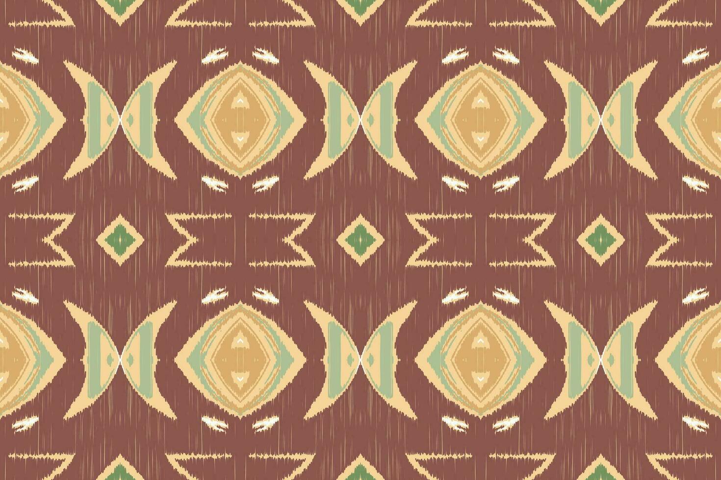 Ikat Floral Paisley Embroidery Background. Ikat Chevron Geometric Ethnic Oriental Pattern traditional.aztec Style Abstract Vector illustration.design for Texture,fabric,clothing,wrapping,sarong.