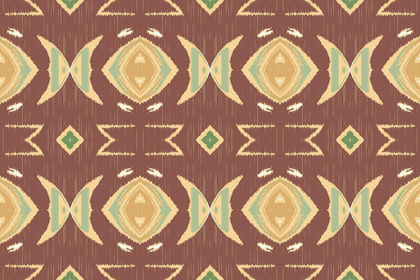 Ikat Floral Paisley Embroidery Background. Ikat Chevron Geometric Ethnic Oriental Pattern traditional.aztec Style Abstract Vector illustration.design for Texture,fabric,clothing,wrapping,sarong.