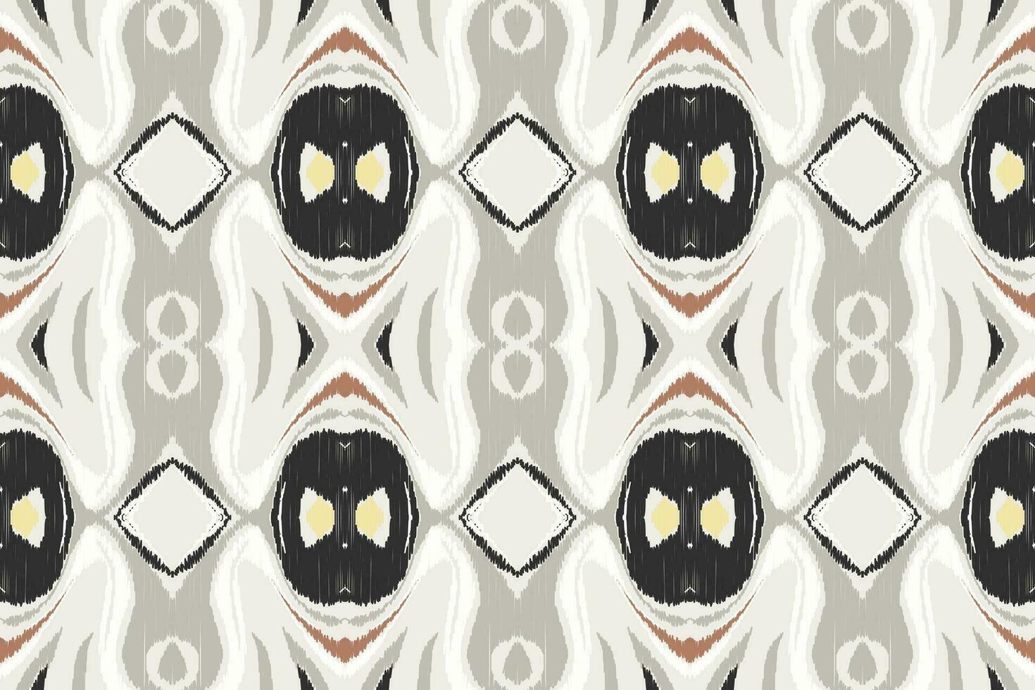 Ikat Floral Paisley Embroidery Background. Ikat Patterns Geometric Ethnic Oriental Pattern Traditional. Ikat Aztec Style Abstract Design for Print Texture,fabric,saree,sari,carpet. vector