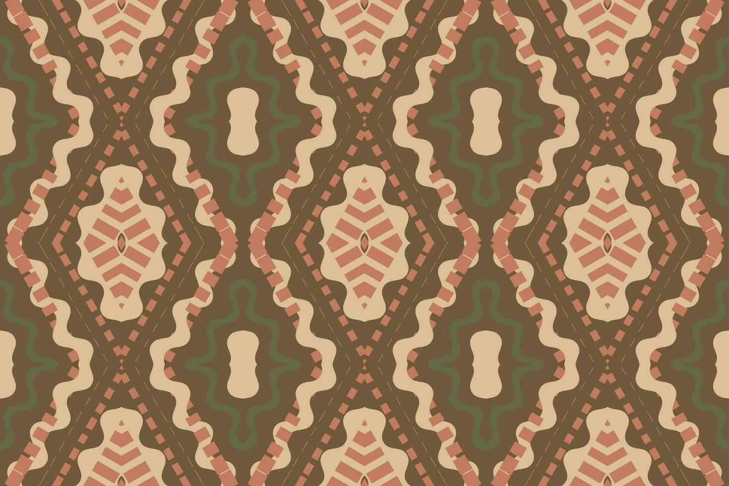 Ikat Floral Paisley Embroidery Background. Ikat Prints Geometric Ethnic Oriental Pattern Traditional. Ikat Aztec Style Abstract Design for Print Texture,fabric,saree,sari,carpet. vector