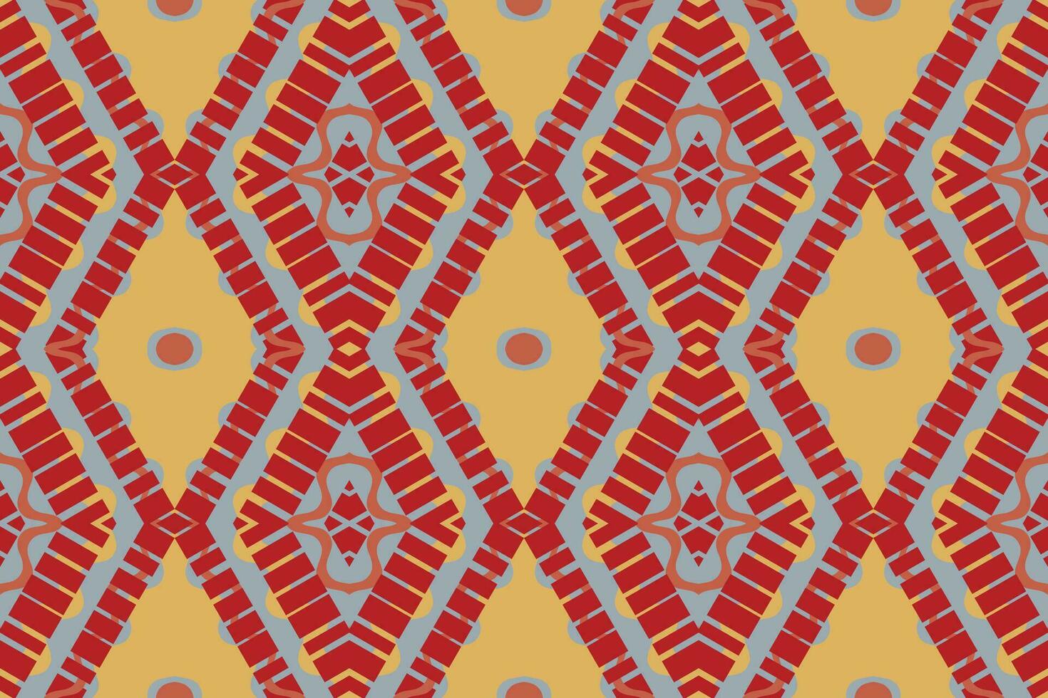 Ikat Floral Paisley Embroidery Background. Ikat Pattern Geometric Ethnic Oriental Pattern Traditional. Ikat Aztec Style Abstract Design for Print Texture,fabric,saree,sari,carpet. vector