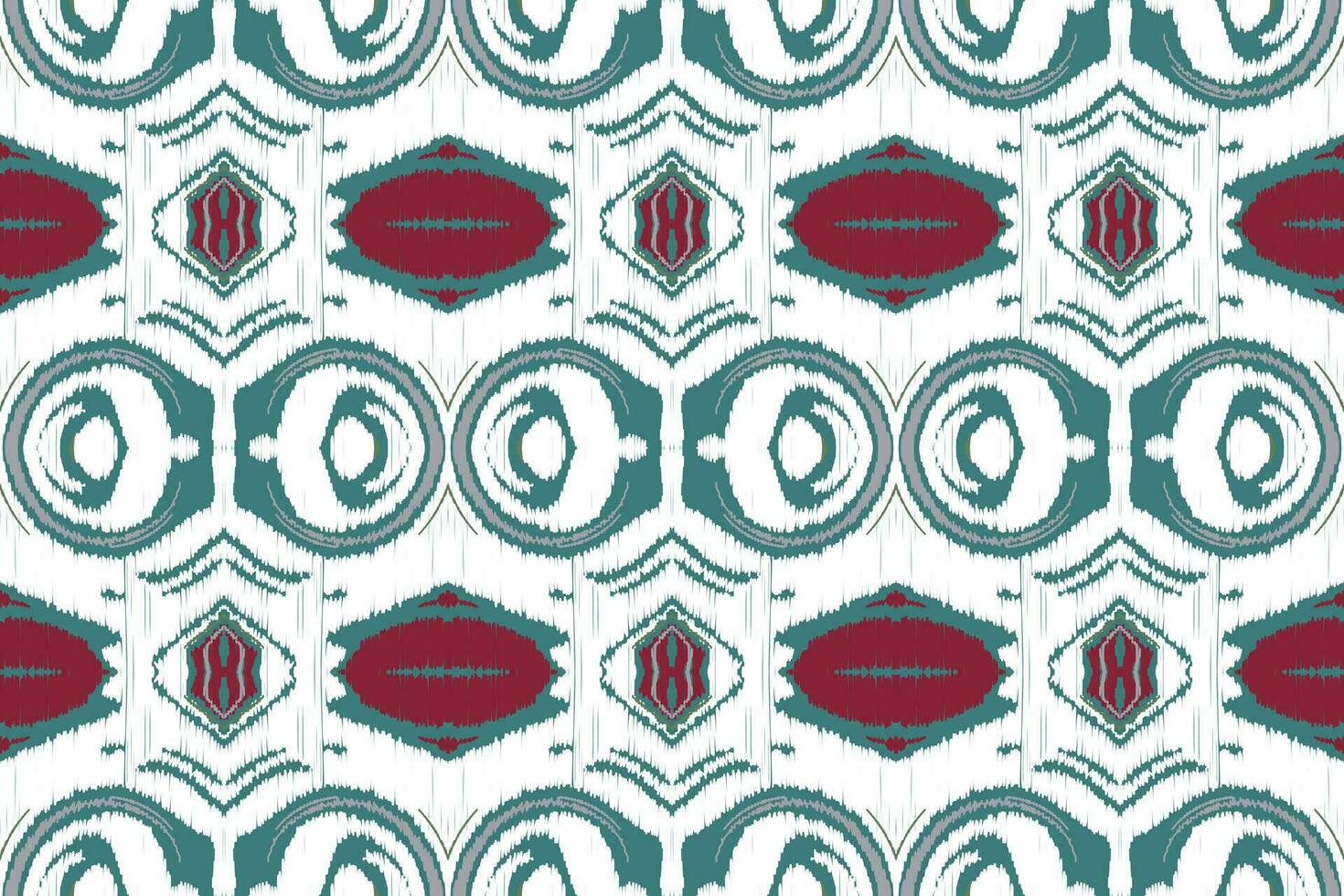 Ikat Floral Paisley Embroidery Background. Ikat Vector Geometric Ethnic Oriental Pattern Traditional. Ikat Aztec Style Abstract Design for Print Texture,fabric,saree,sari,carpet.