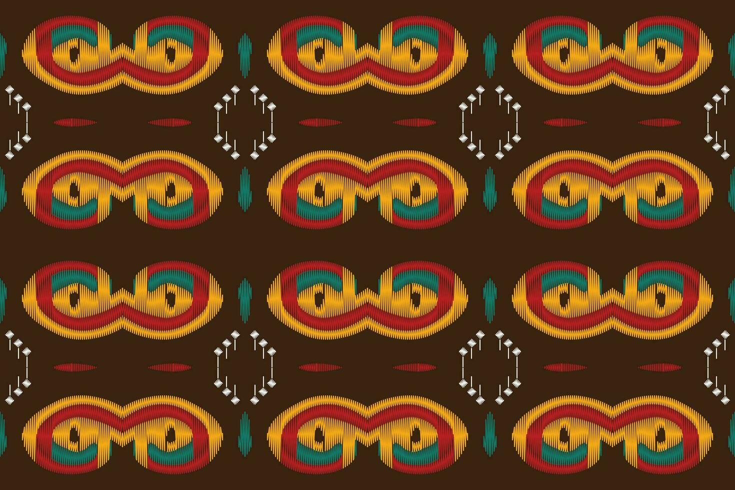 ikat damasco cachemir bordado antecedentes. ikat antecedentes geométrico étnico oriental modelo tradicional.azteca estilo resumen vector ilustración.diseñotextura,tela,ropa,envoltura,pareo.