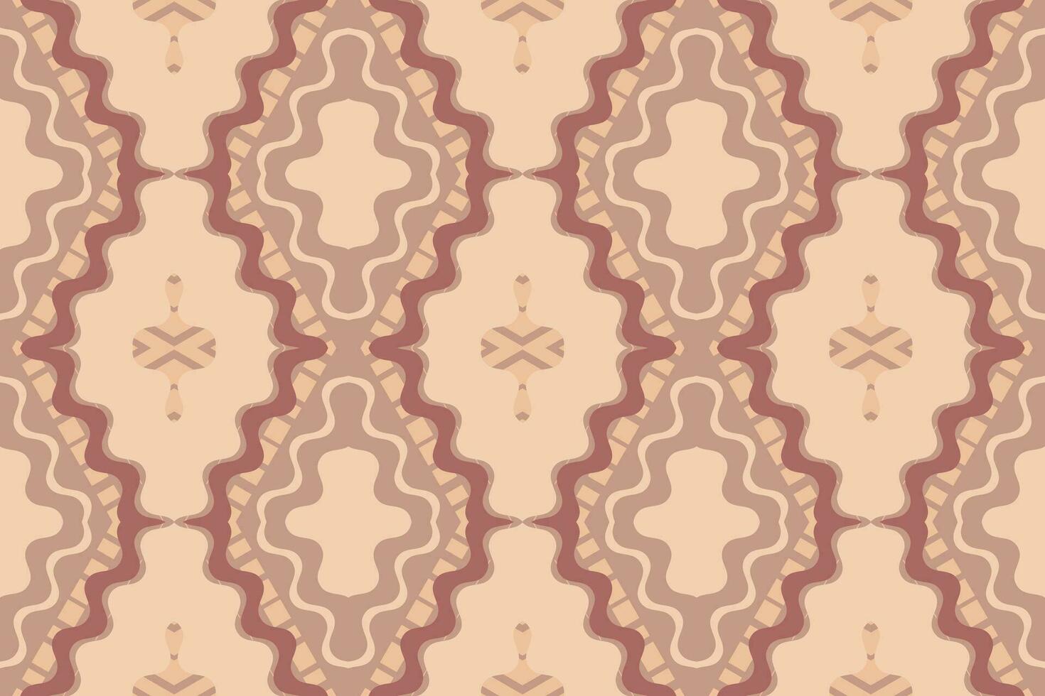 Ikat Damask Paisley Embroidery Background. Ikat Pattern Geometric Ethnic Oriental Pattern traditional.aztec Style Abstract Vector illustration.design for Texture,fabric,clothing,wrapping,sarong.