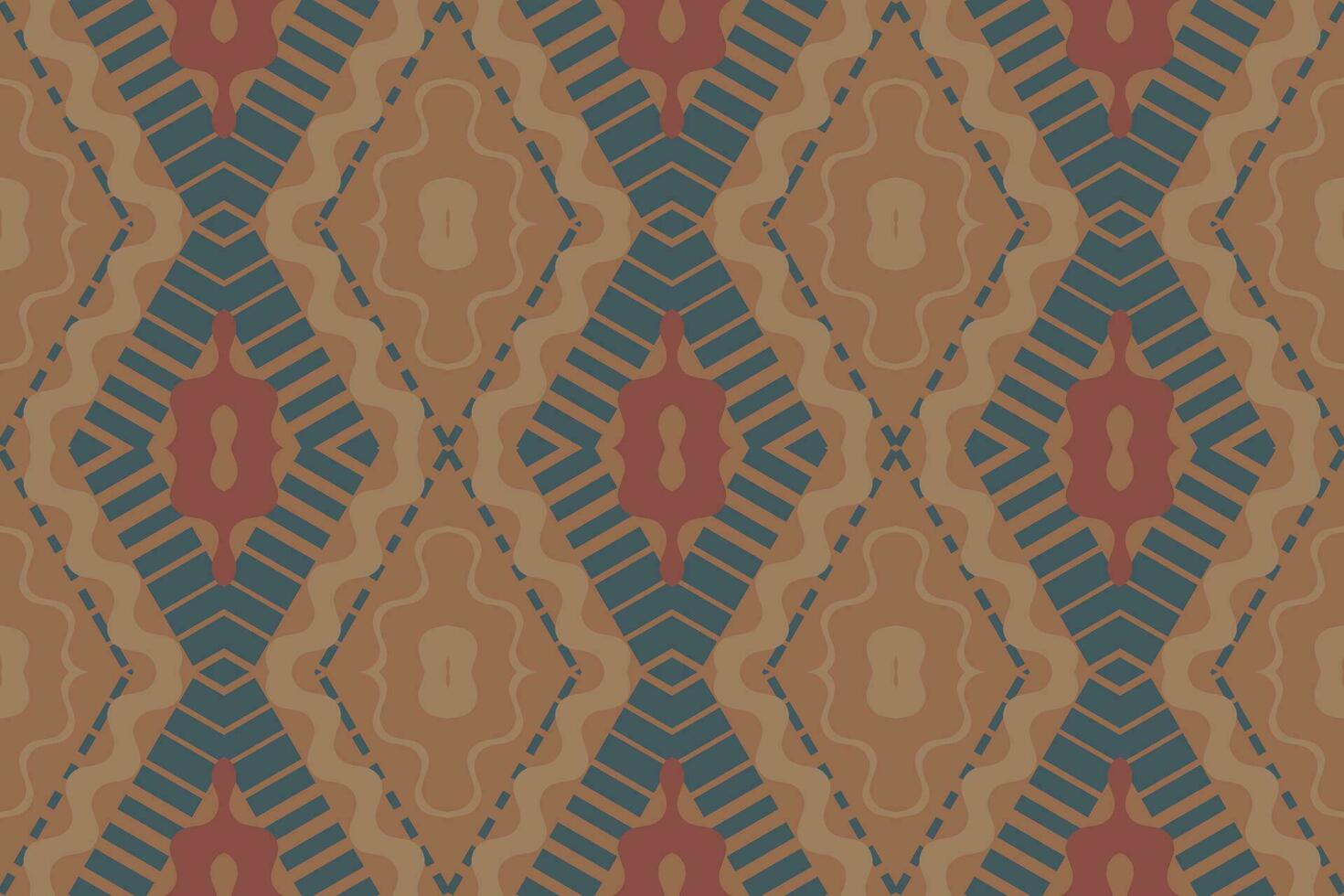 Motif Ikat Paisley Embroidery Background. Ikat Chevron Geometric Ethnic Oriental Pattern Traditional. Ikat Aztec Style Abstract Design for Print Texture,fabric,saree,sari,carpet. vector