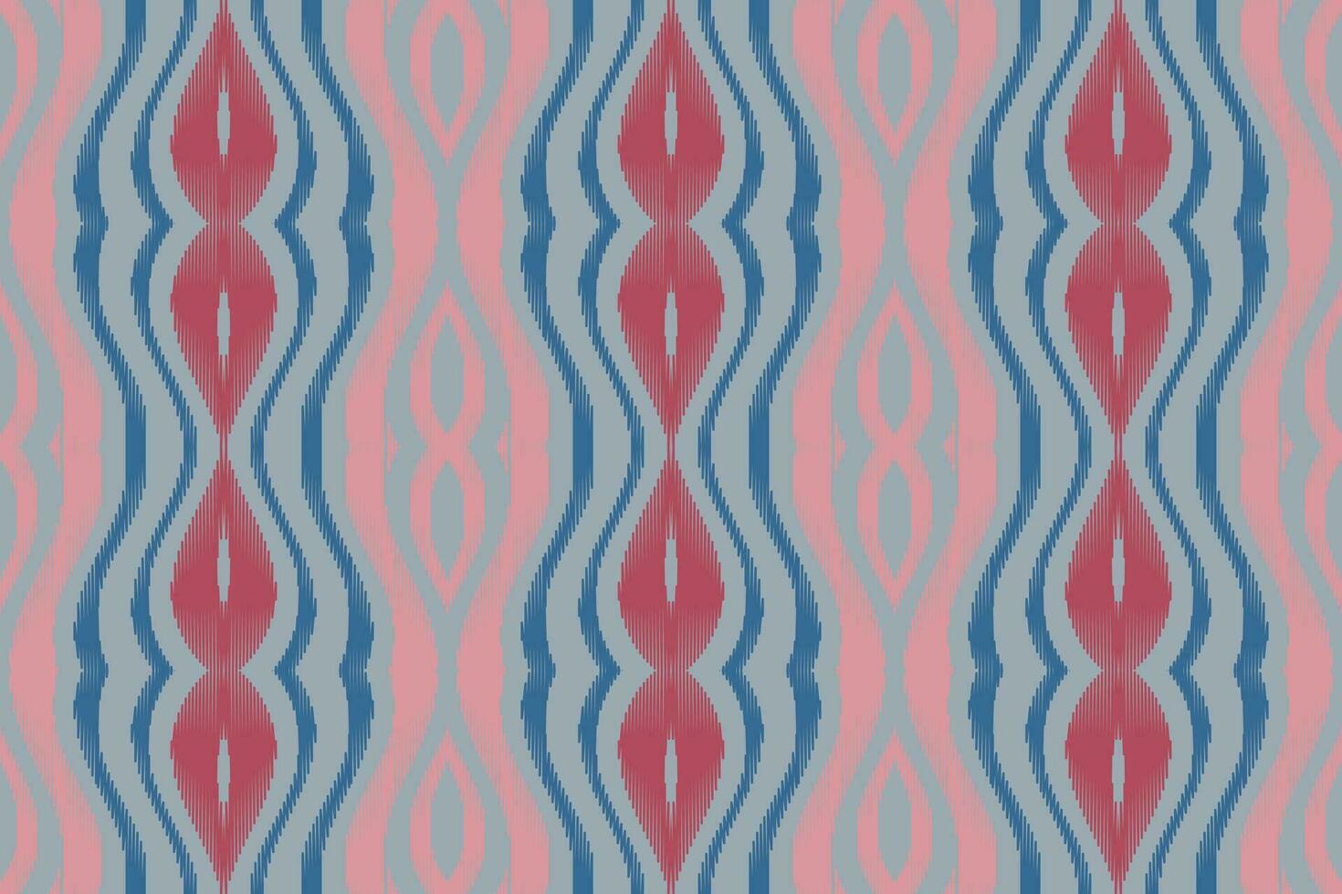 Ikat Floral Paisley Embroidery Background. Ikat Aztec Geometric Ethnic Oriental Pattern Traditional. Ikat Aztec Style Abstract Design for Print Texture,fabric,saree,sari,carpet. vector