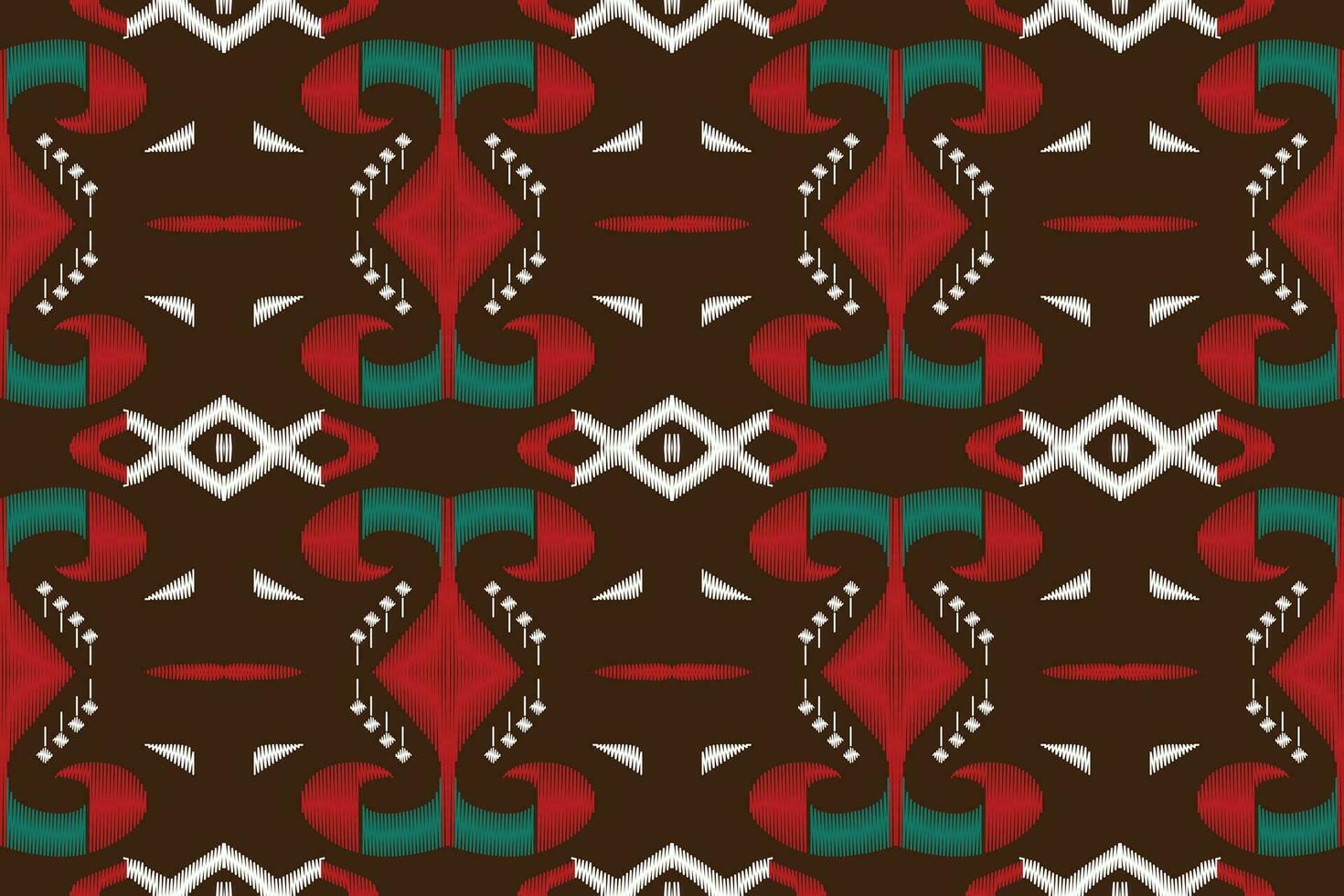 Motif Ikat Paisley Embroidery Background. Ikat Design Geometric Ethnic Oriental Pattern traditional.aztec Style Abstract Vector illustration.design for Texture,fabric,clothing,wrapping,sarong.