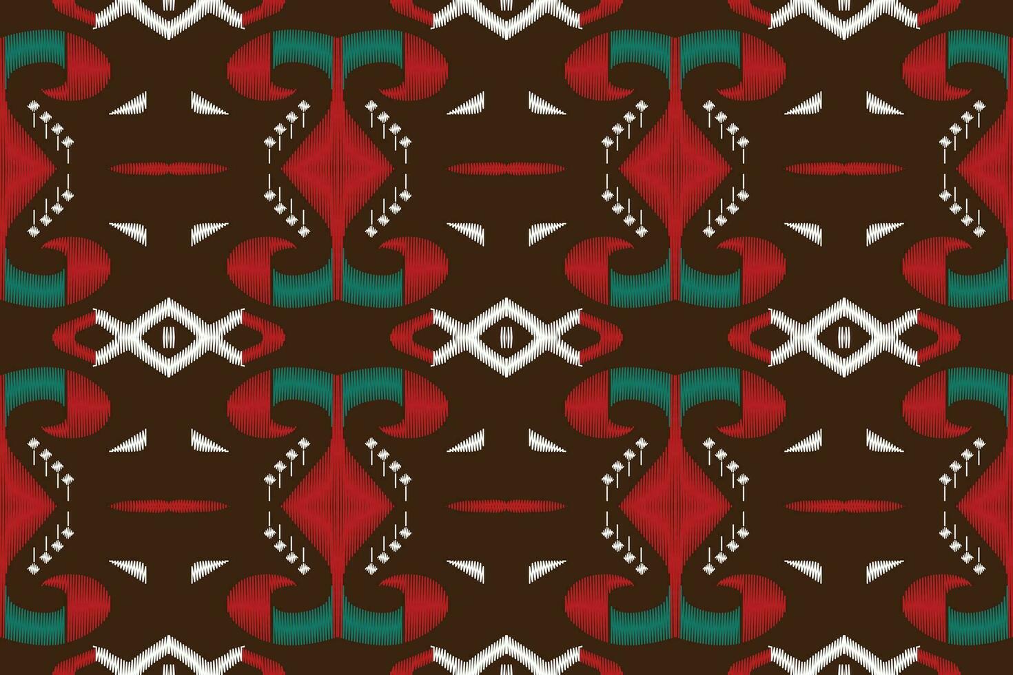 Motif Ikat Paisley Embroidery Background. Ikat Design Geometric Ethnic Oriental Pattern traditional.aztec Style Abstract Vector illustration.design for Texture,fabric,clothing,wrapping,sarong.