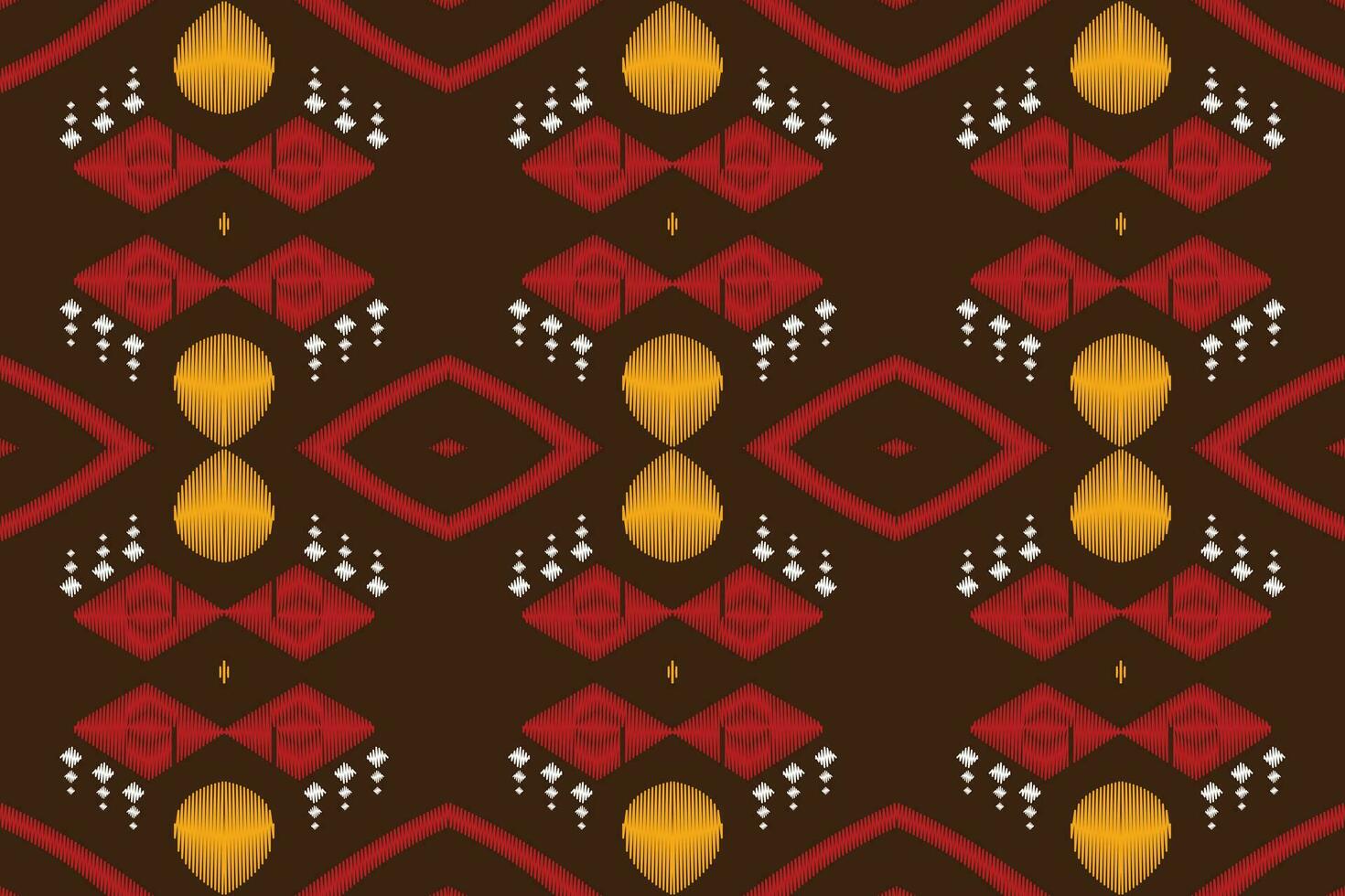 ikat floral cachemir bordado antecedentes. ikat sin costura geométrico étnico oriental modelo tradicional. ikat azteca estilo resumen diseño para impresión textura,tela,sari,sari,alfombra. vector