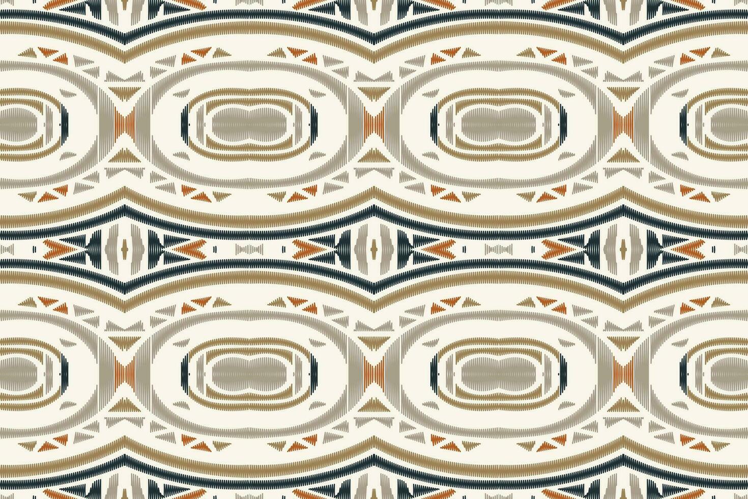 ikat floral cachemir bordado antecedentes. ikat triángulo geométrico étnico oriental modelo tradicional.azteca estilo resumen vector ilustración.diseño para textura,tela,ropa,envoltura,pareo.