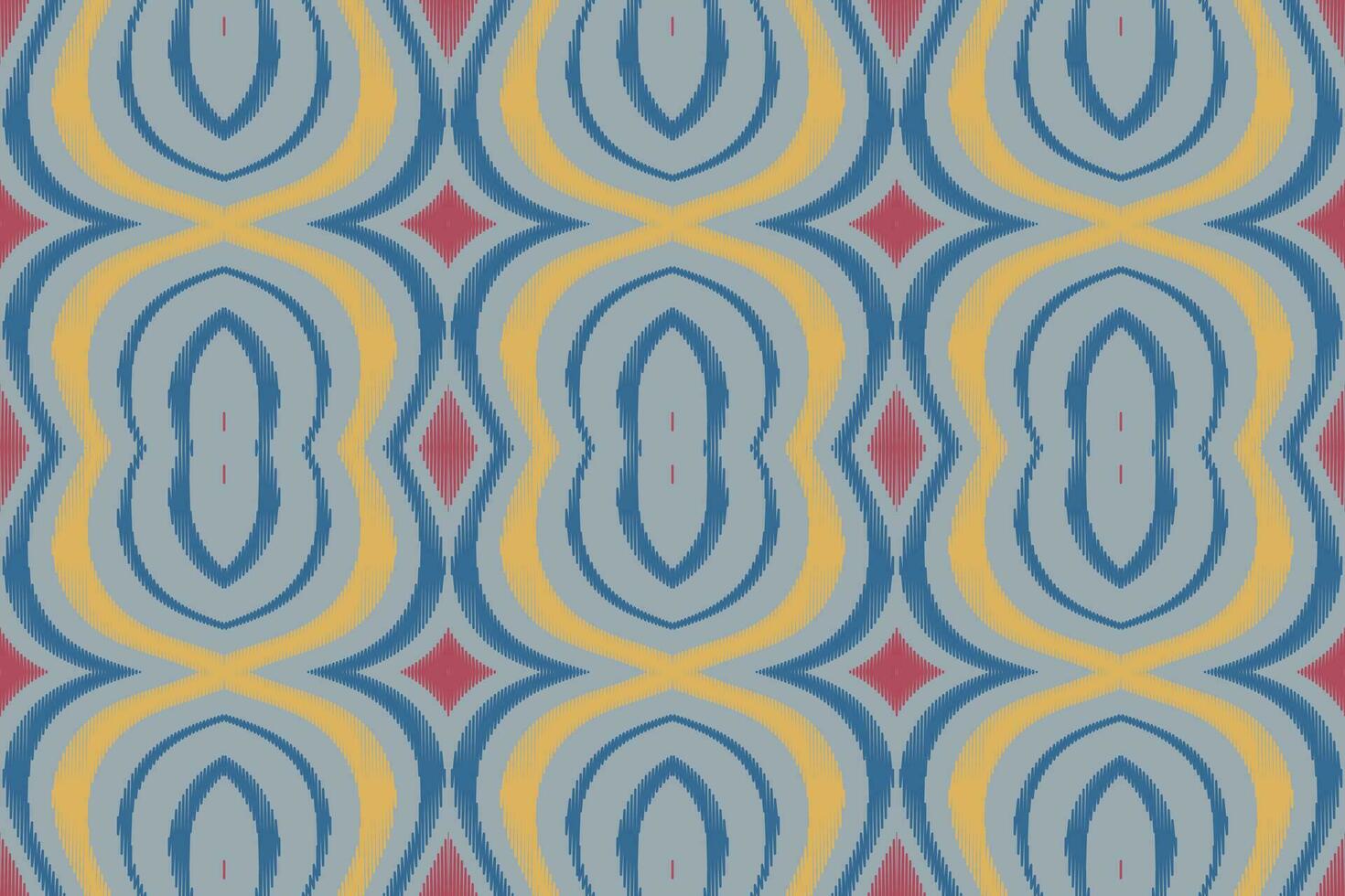 Ikat Floral Paisley Embroidery Background. Ikat Background Geometric Ethnic Oriental Pattern traditional.aztec Style Abstract Vector illustration.design Texture,fabric,clothing,wrapping,sarong.