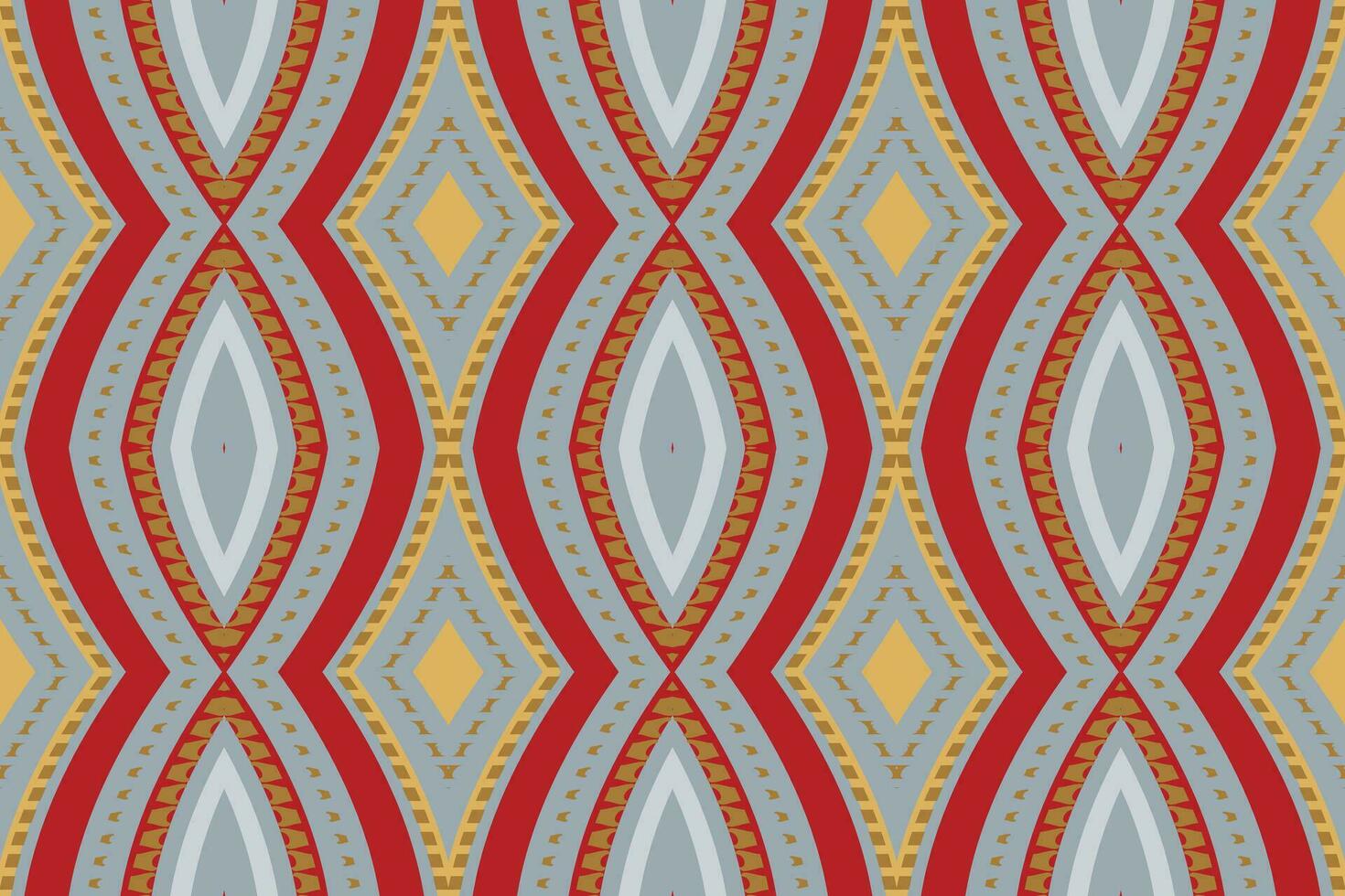 Ikat Floral Paisley Embroidery Background. Ikat Designs Geometric Ethnic Oriental Pattern traditional.aztec Style Abstract Vector illustration.design for Texture,fabric,clothing,wrapping,sarong.