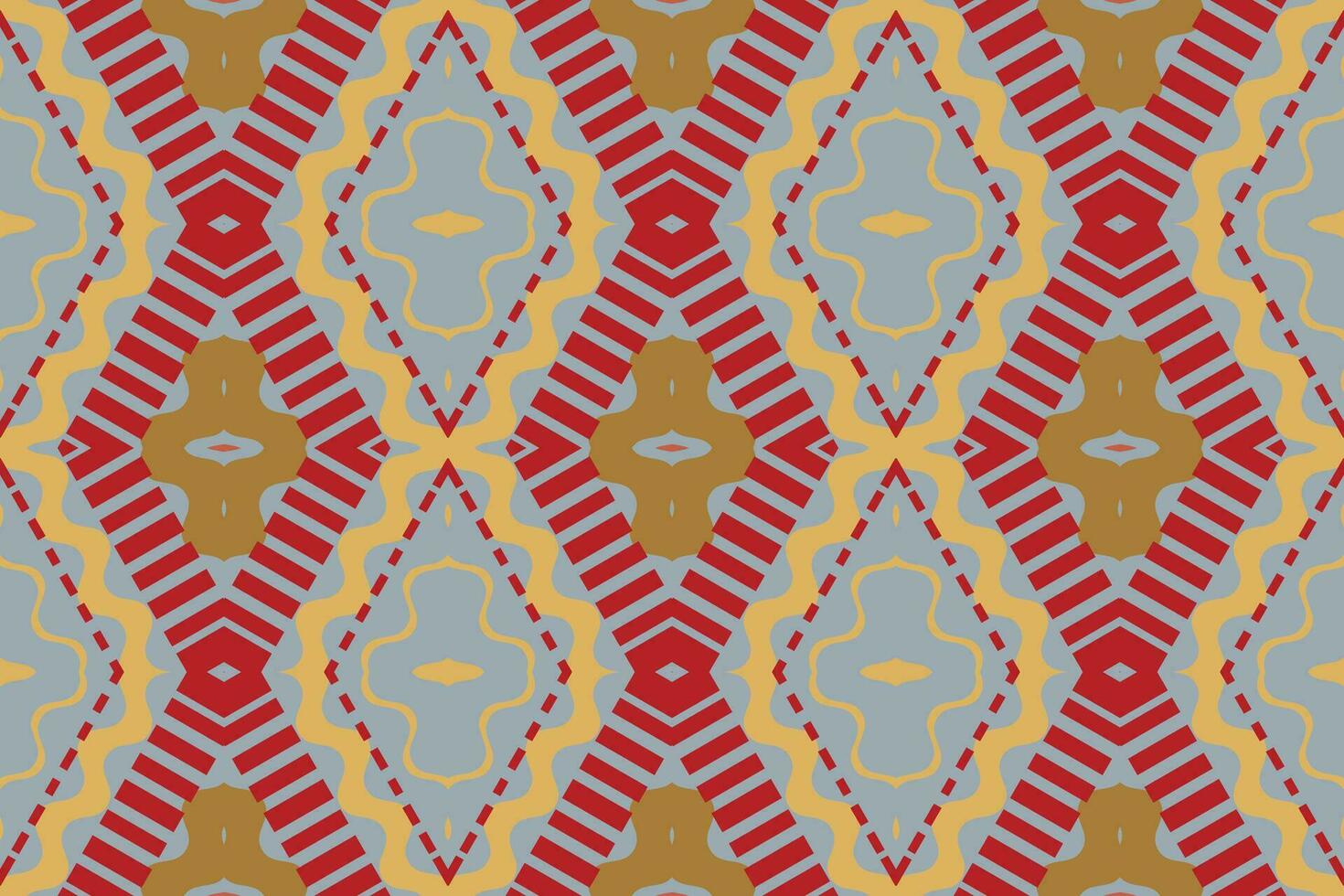 Ikat Floral Paisley Embroidery Background. Ikat Flowers Geometric Ethnic Oriental Pattern Traditional. Ikat Aztec Style Abstract Design for Print Texture,fabric,saree,sari,carpet. vector