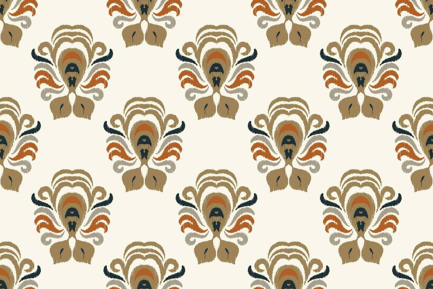 Ikat Damask Paisley Embroidery Background. Ikat Stripe Geometric Ethnic Oriental Pattern Traditional. Ikat Aztec Style Abstract Design for Print Texture,fabric,saree,sari,carpet. vector