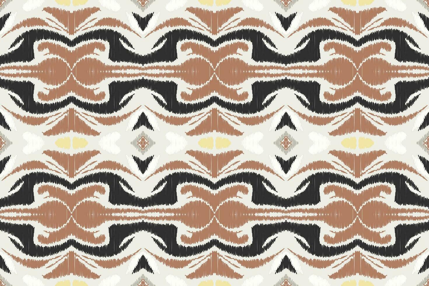Ikat Floral Paisley Embroidery Background. Ikat Pattern Geometric Ethnic Oriental Pattern traditional.aztec Style Abstract Vector illustration.design for Texture,fabric,clothing,wrapping,sarong.