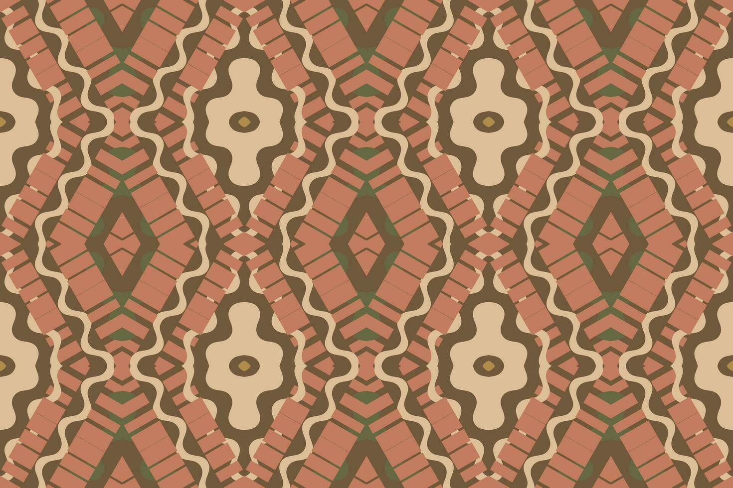 Ikat Floral Paisley Embroidery Background. Ikat Seamless Pattern Geometric Ethnic Oriental Pattern Traditional. Ikat Aztec Style Abstract Design for Print Texture,fabric,saree,sari,carpet. vector
