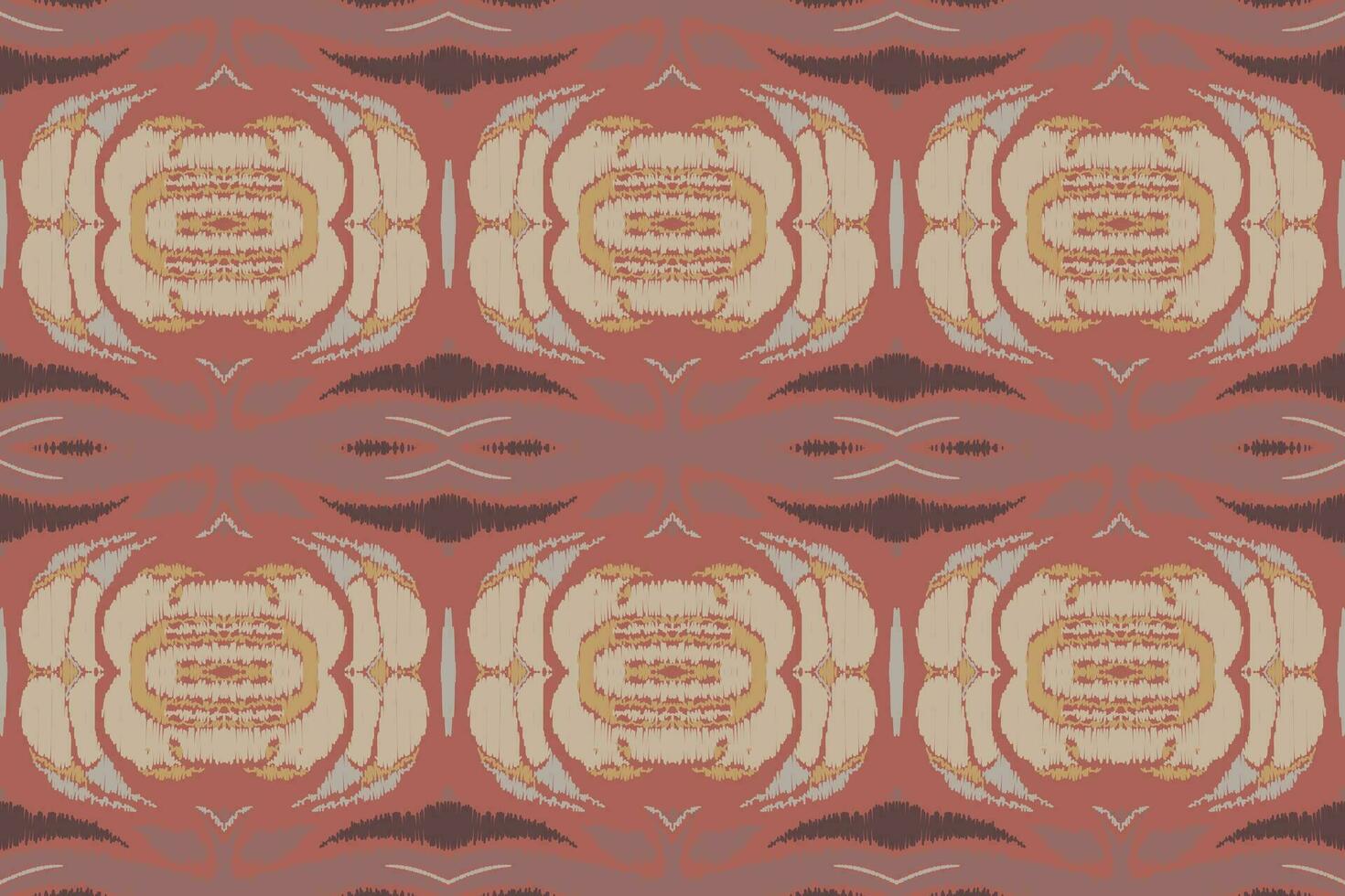 Ikat Damask Paisley Embroidery Background. Ikat Vector Geometric Ethnic Oriental Pattern Traditional. Ikat Aztec Style Abstract Design for Print Texture,fabric,saree,sari,carpet.