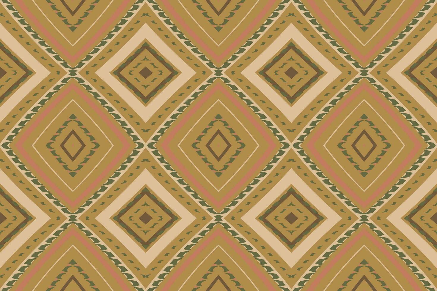 ikat floral cachemir bordado antecedentes. ikat marco geométrico étnico oriental modelo tradicional. ikat azteca estilo resumen diseño para impresión textura,tela,sari,sari,alfombra. vector