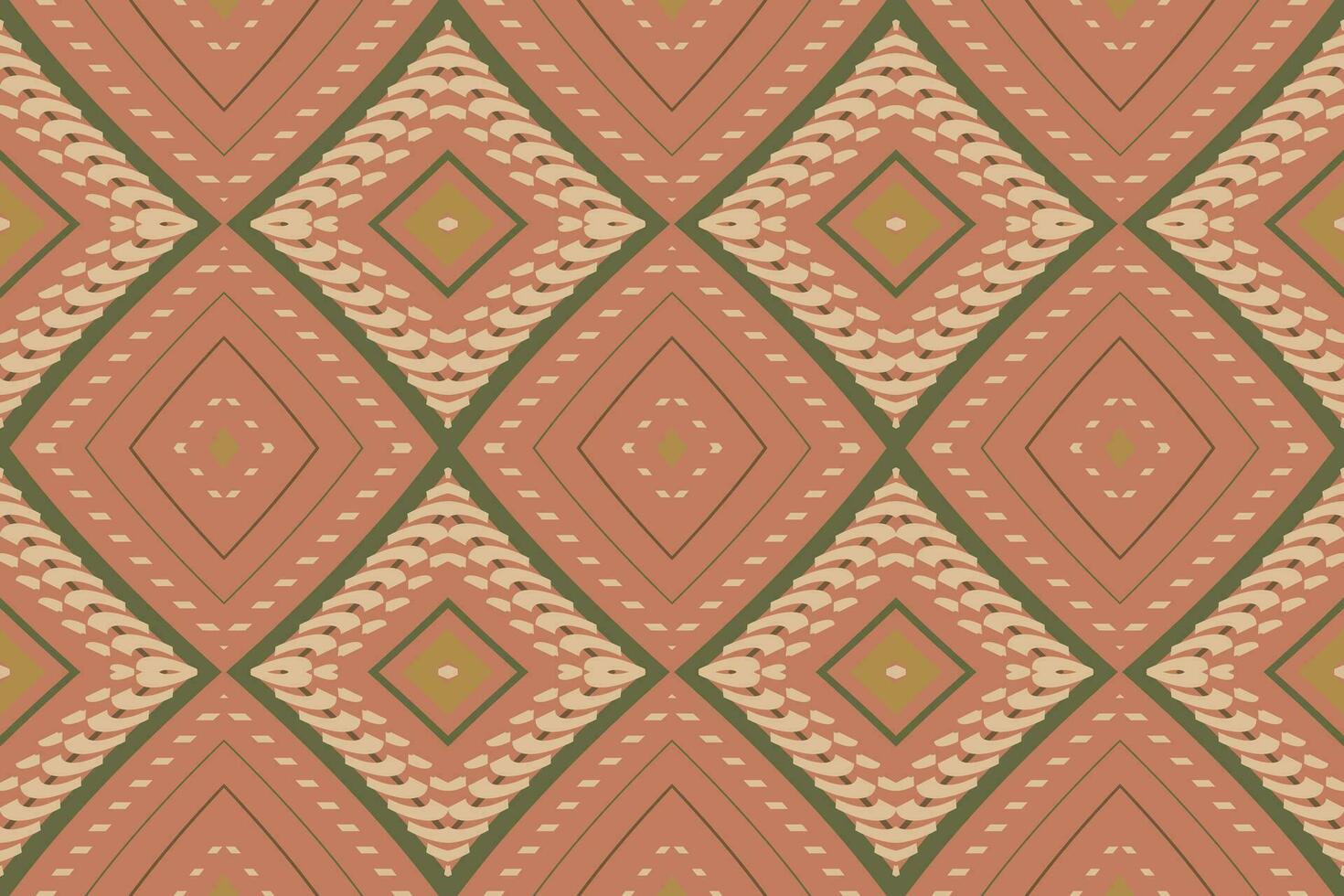 Ikat Floral Paisley Embroidery Background. Ikat Print Geometric Ethnic Oriental Pattern Traditional. Ikat Aztec Style Abstract Design for Print Texture,fabric,saree,sari,carpet. vector