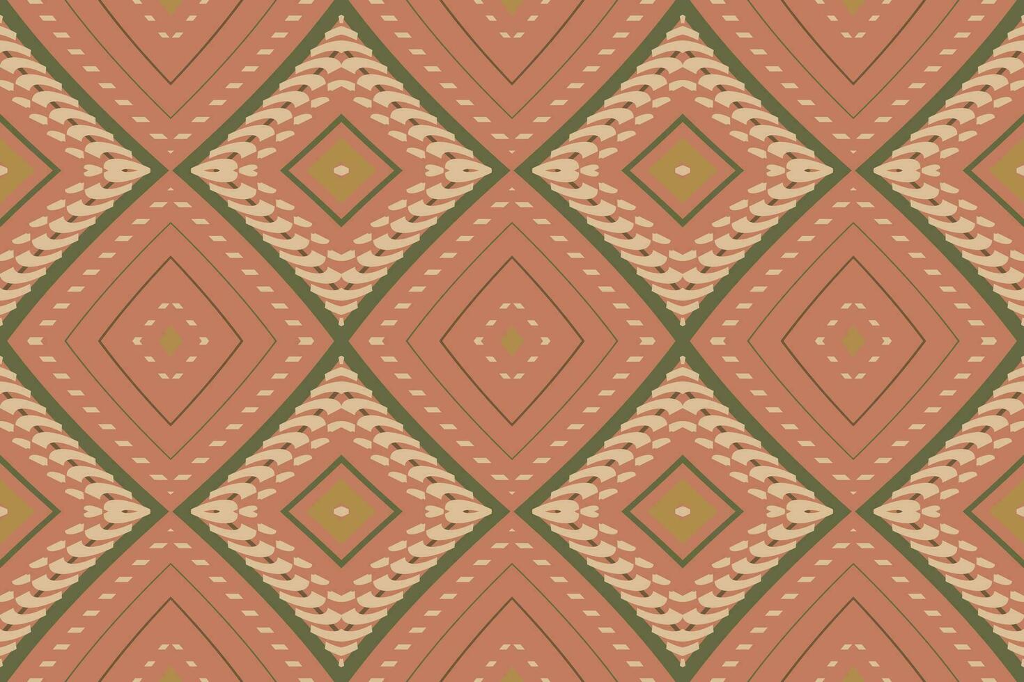 ikat floral cachemir bordado antecedentes. ikat impresión geométrico étnico oriental modelo tradicional. ikat azteca estilo resumen diseño para impresión textura,tela,sari,sari,alfombra. vector