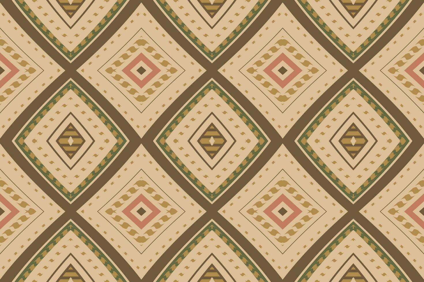 Ikat Floral Paisley Embroidery Background. Ikat Patterns Geometric Ethnic Oriental Pattern Traditional. Ikat Aztec Style Abstract Design for Print Texture,fabric,saree,sari,carpet. vector