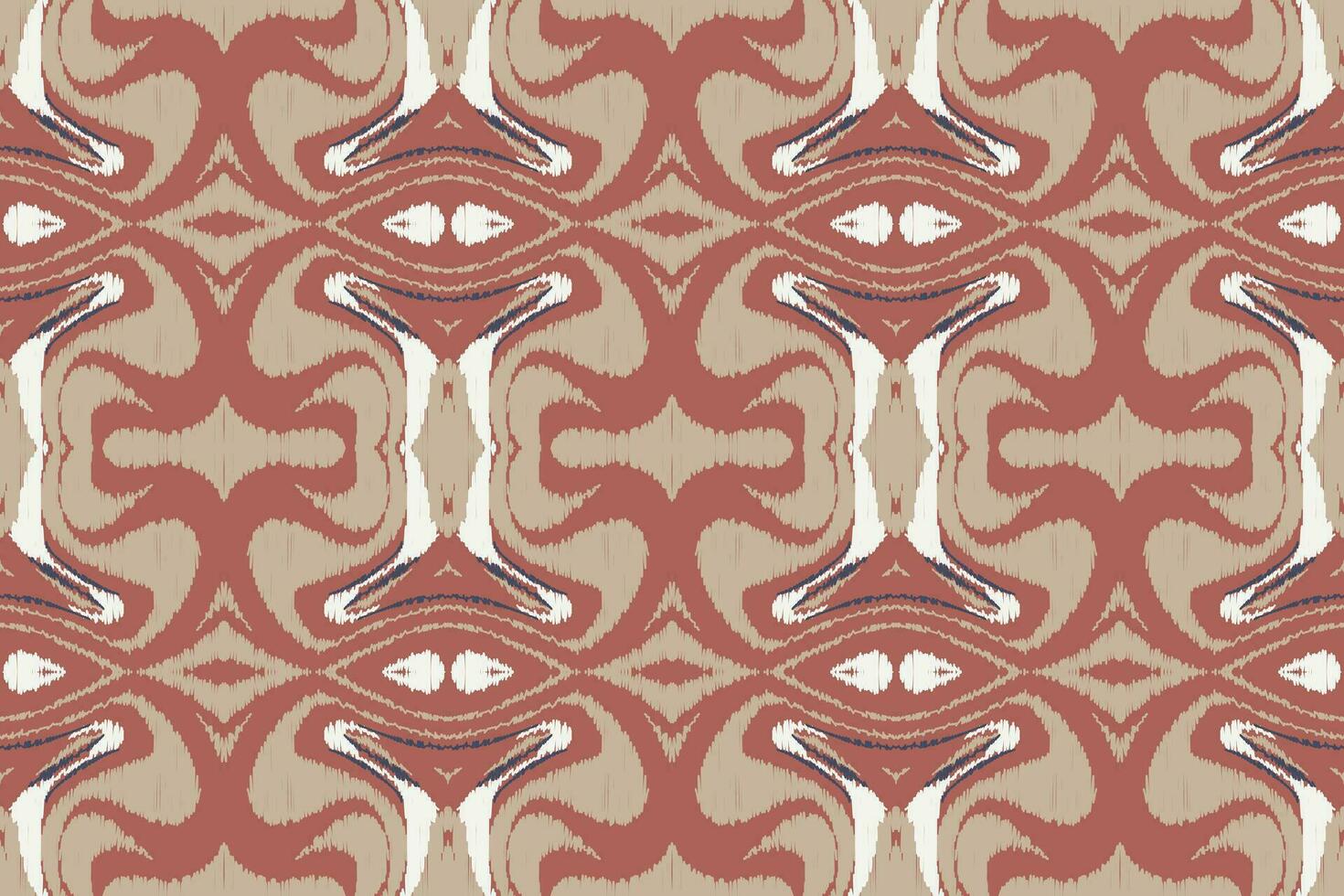 Ikat Damask Paisley Embroidery Background. Ikat Stripes Geometric Ethnic Oriental Pattern traditional.aztec Style Abstract Vector illustration.design for Texture,fabric,clothing,wrapping,sarong.