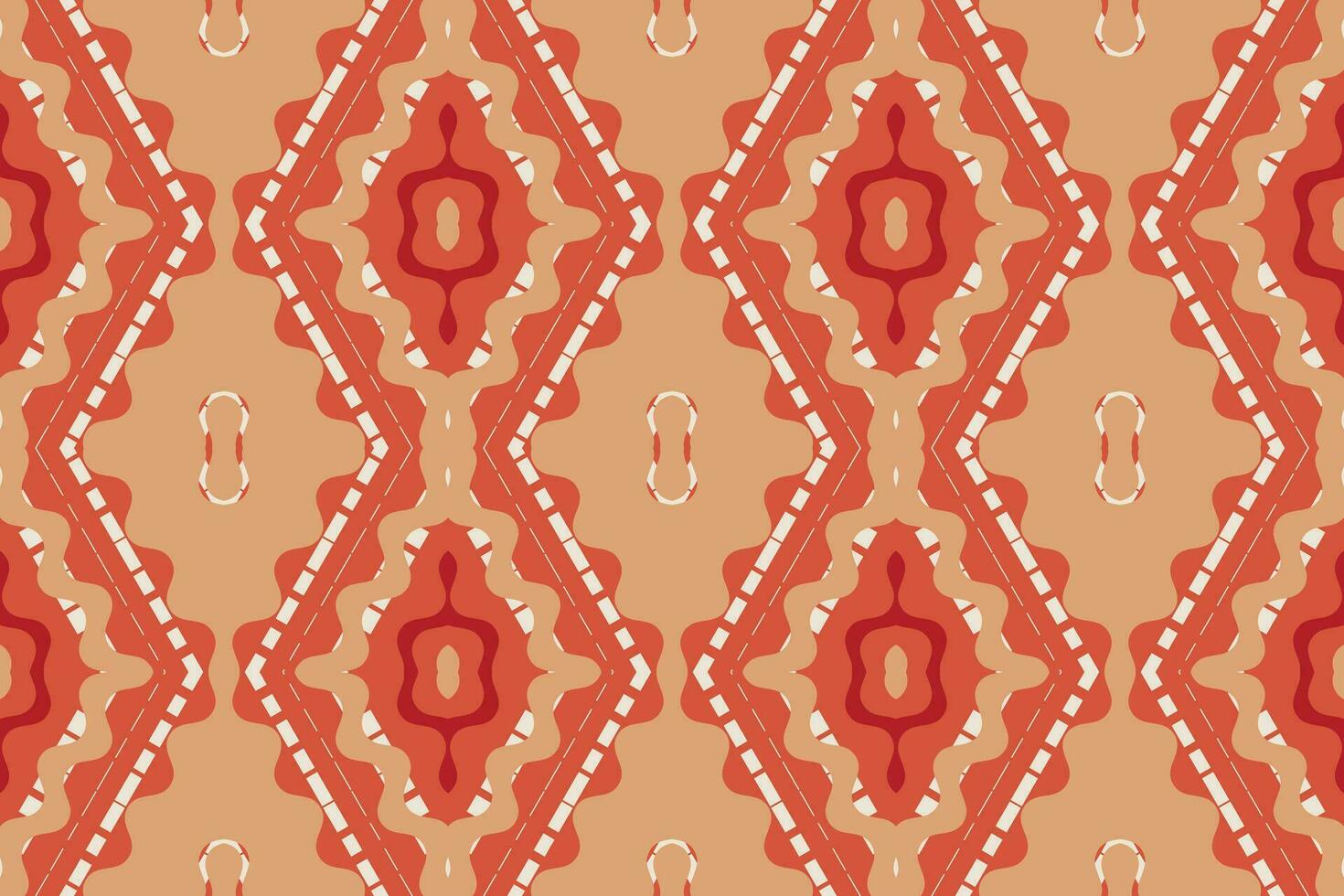 Ikat Floral Paisley Embroidery Background. Ikat Designs Geometric Ethnic Oriental Pattern traditional.aztec Style Abstract Vector illustration.design for Texture,fabric,clothing,wrapping,sarong.