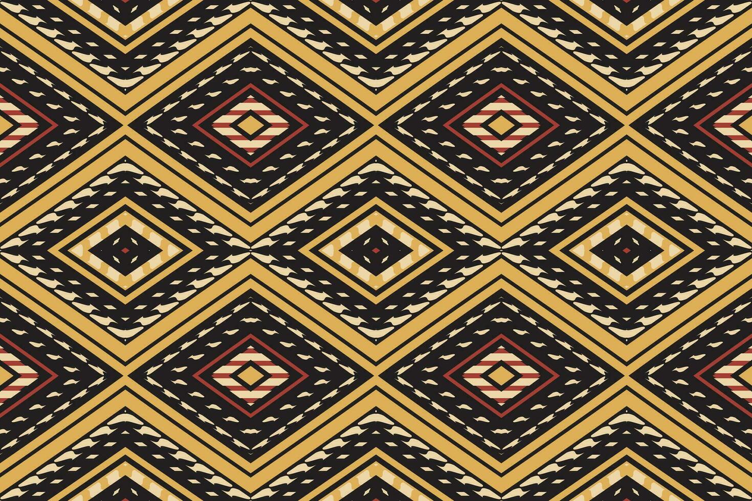 Ikat Damask Paisley Embroidery Background. Ikat Designs Geometric Ethnic Oriental Pattern Traditional. Ikat Aztec Style Abstract Design for Print Texture,fabric,saree,sari,carpet. vector