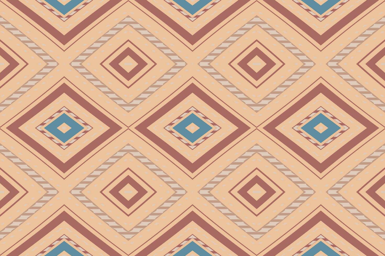 Ikat Damask Paisley Embroidery Background. Ikat Flower Geometric Ethnic Oriental Pattern Traditional. Ikat Aztec Style Abstract Design for Print Texture,fabric,saree,sari,carpet. vector