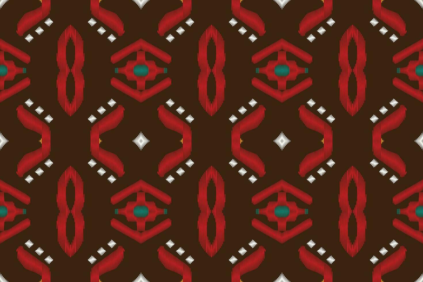 ikat damasco cachemir bordado antecedentes. ikat floral geométrico étnico oriental modelo tradicional.azteca estilo resumen vector ilustración.diseño para textura,tela,ropa,envoltura,pareo.