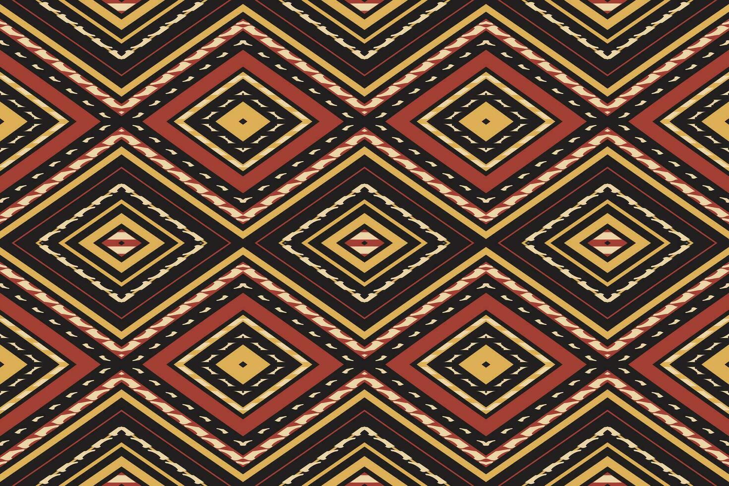 Ikat Damask Paisley Embroidery Background. Ikat Damask Geometric Ethnic Oriental Pattern Traditional. Ikat Aztec Style Abstract Design for Print Texture,fabric,saree,sari,carpet. vector