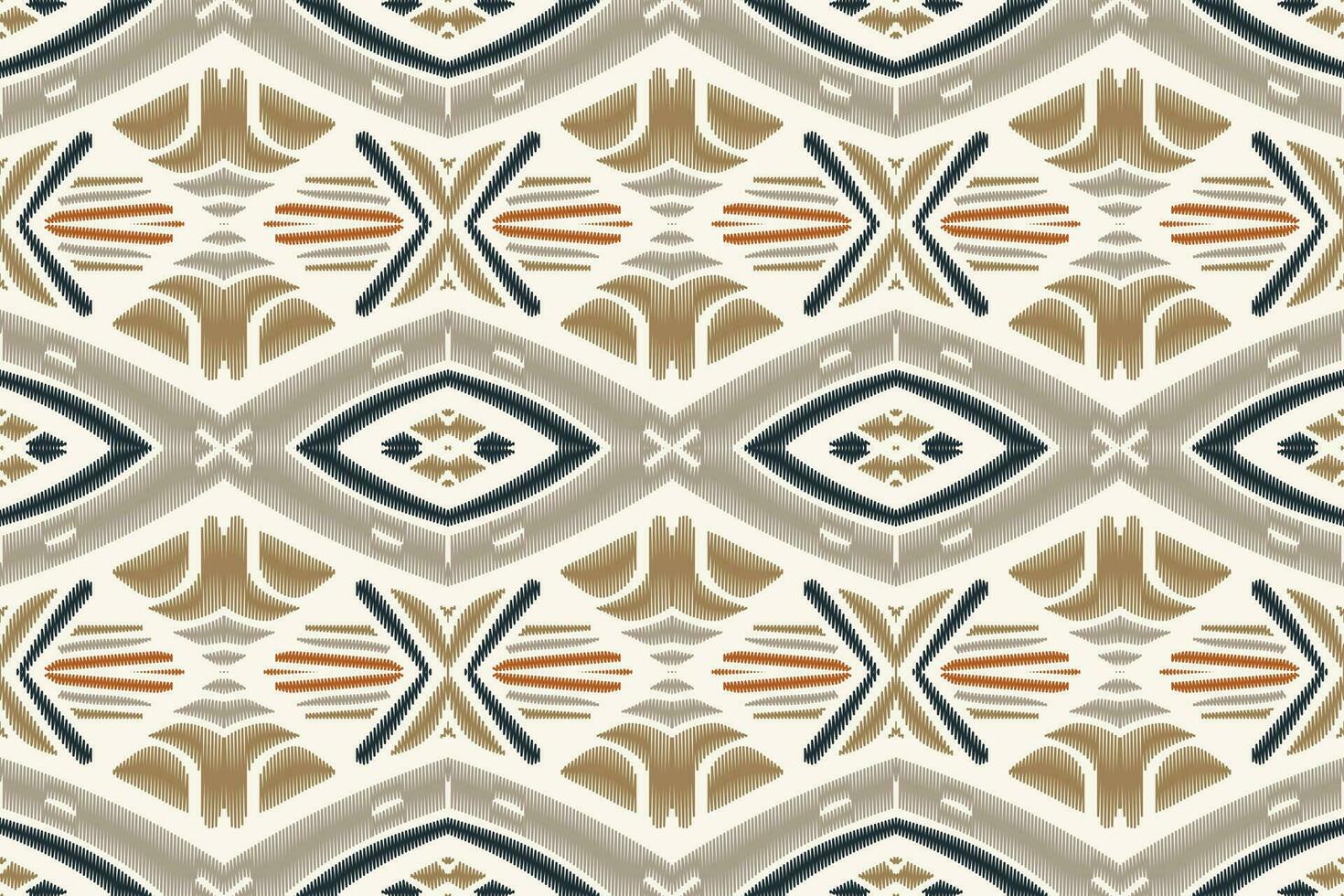 ikat floral cachemir bordado antecedentes. ikat antecedentes geométrico étnico oriental modelo tradicional. ikat azteca estilo resumen diseño para impresión textura,tela,sari,sari,alfombra. vector