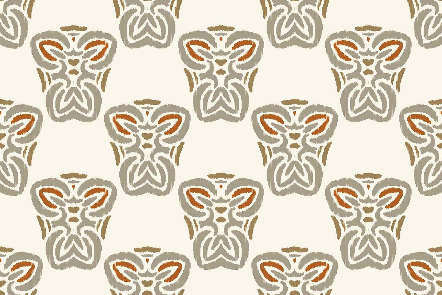 Motif Ikat Paisley Embroidery Background. Ikat Background Geometric Ethnic Oriental Pattern traditional.aztec Style Abstract Vector illustration.design for Texture,fabric,clothing,wrapping,sarong.