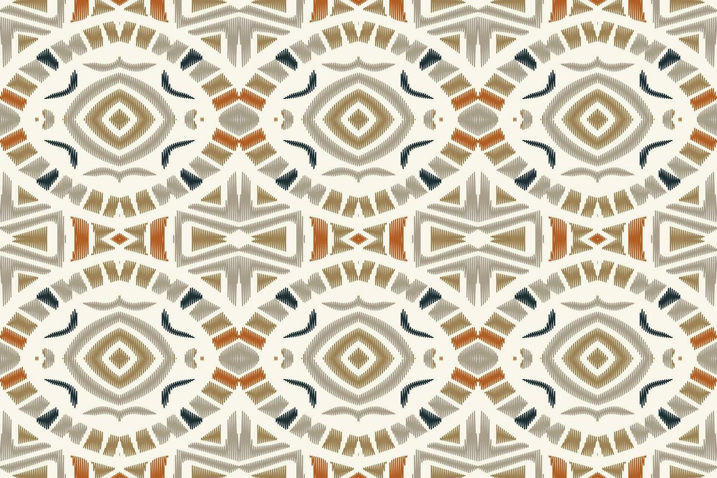 Ikat Damask Paisley Embroidery Background. Ikat Stripes Geometric Ethnic Oriental Pattern Traditional. Ikat Aztec Style Abstract Design for Print Texture,fabric,saree,sari,carpet. vector