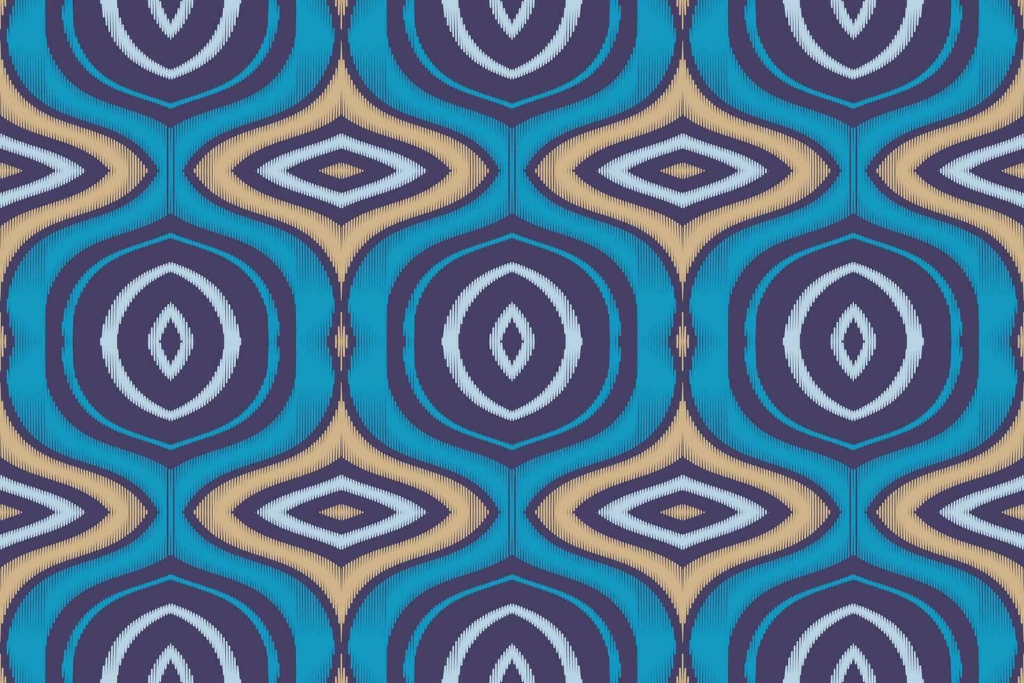 ikat damasco cachemir bordado antecedentes. ikat marco geométrico étnico oriental modelo tradicional. ikat azteca estilo resumen diseño para impresión textura,tela,sari,sari,alfombra. vector