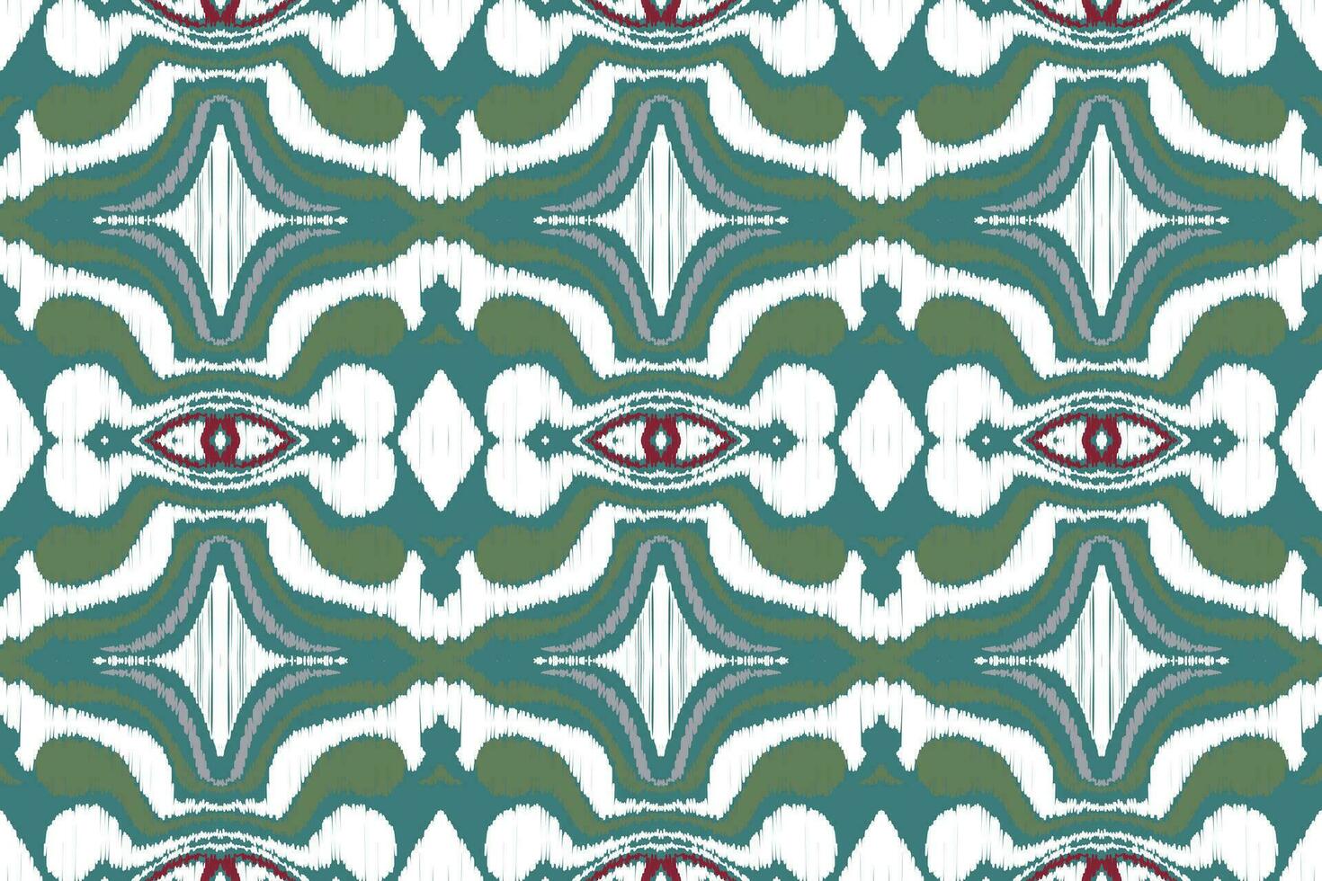 Ikat Damask Paisley Embroidery Background. Ikat Background Geometric Ethnic Oriental Pattern Traditional. Ikat Aztec Style Abstract Design for Print Texture,fabric,saree,sari,carpet. vector