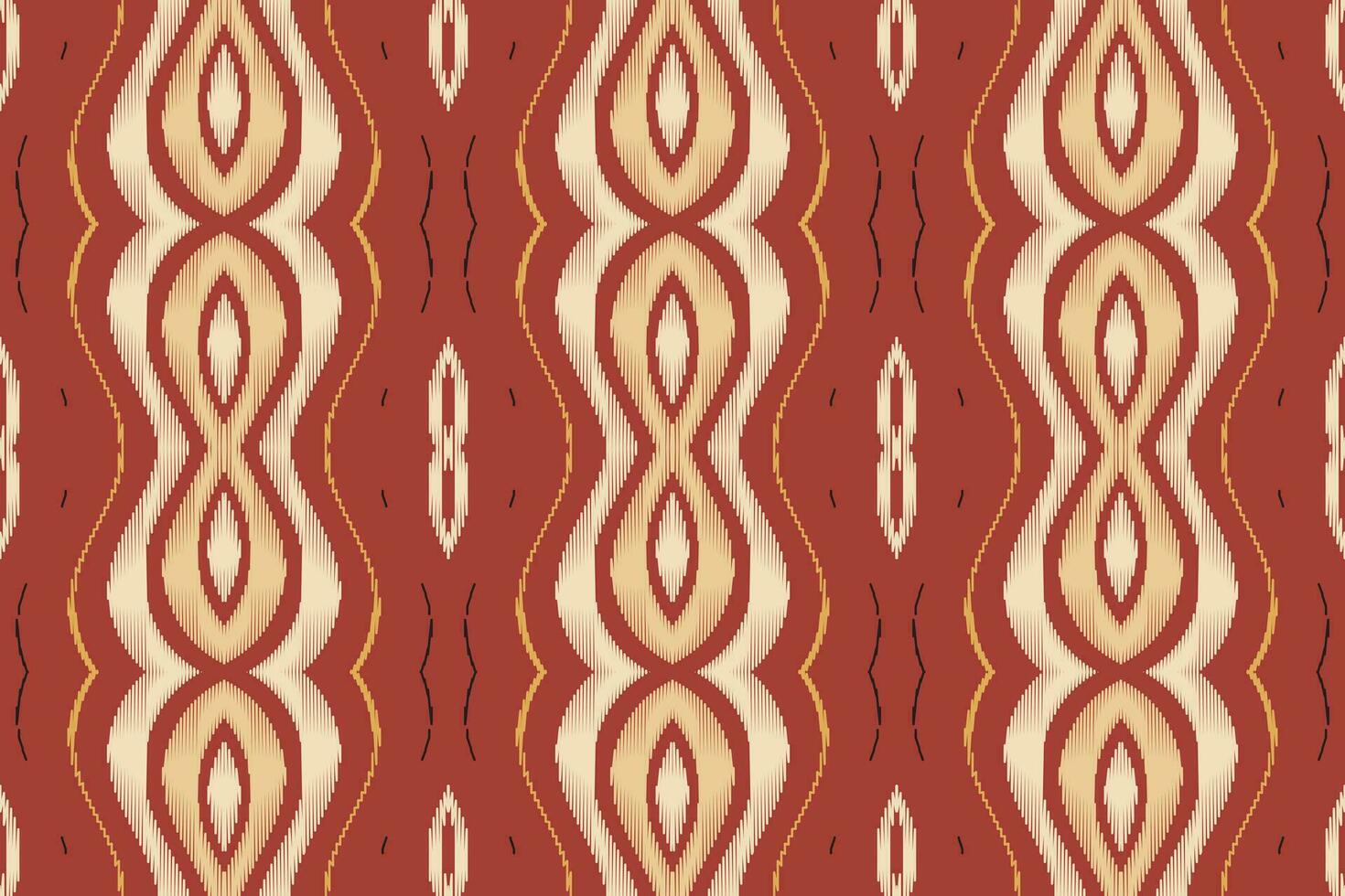 Ikat Damask Paisley Embroidery Background. Ikat Diamond Geometric Ethnic Oriental Pattern traditional.aztec Style Abstract Vector illustration.design for Texture,fabric,clothing,wrapping,sarong.