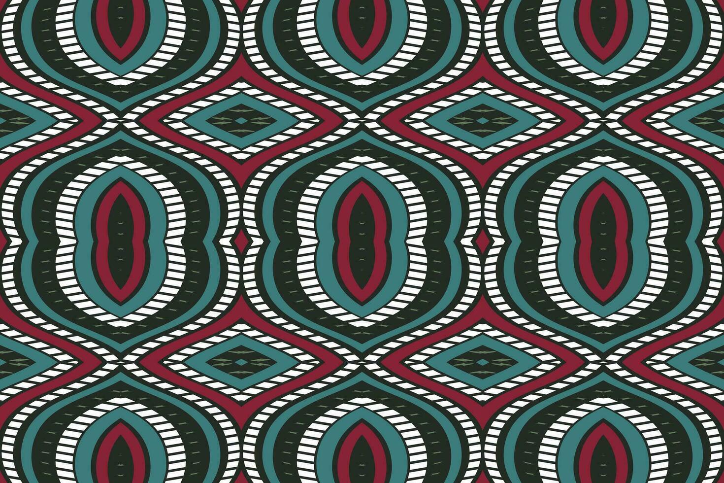 Ikat Floral Paisley Embroidery Background. Ikat Patterns Geometric Ethnic Oriental Pattern traditional.aztec Style Abstract Vector illustration.design for Texture,fabric,clothing,wrapping,sarong.