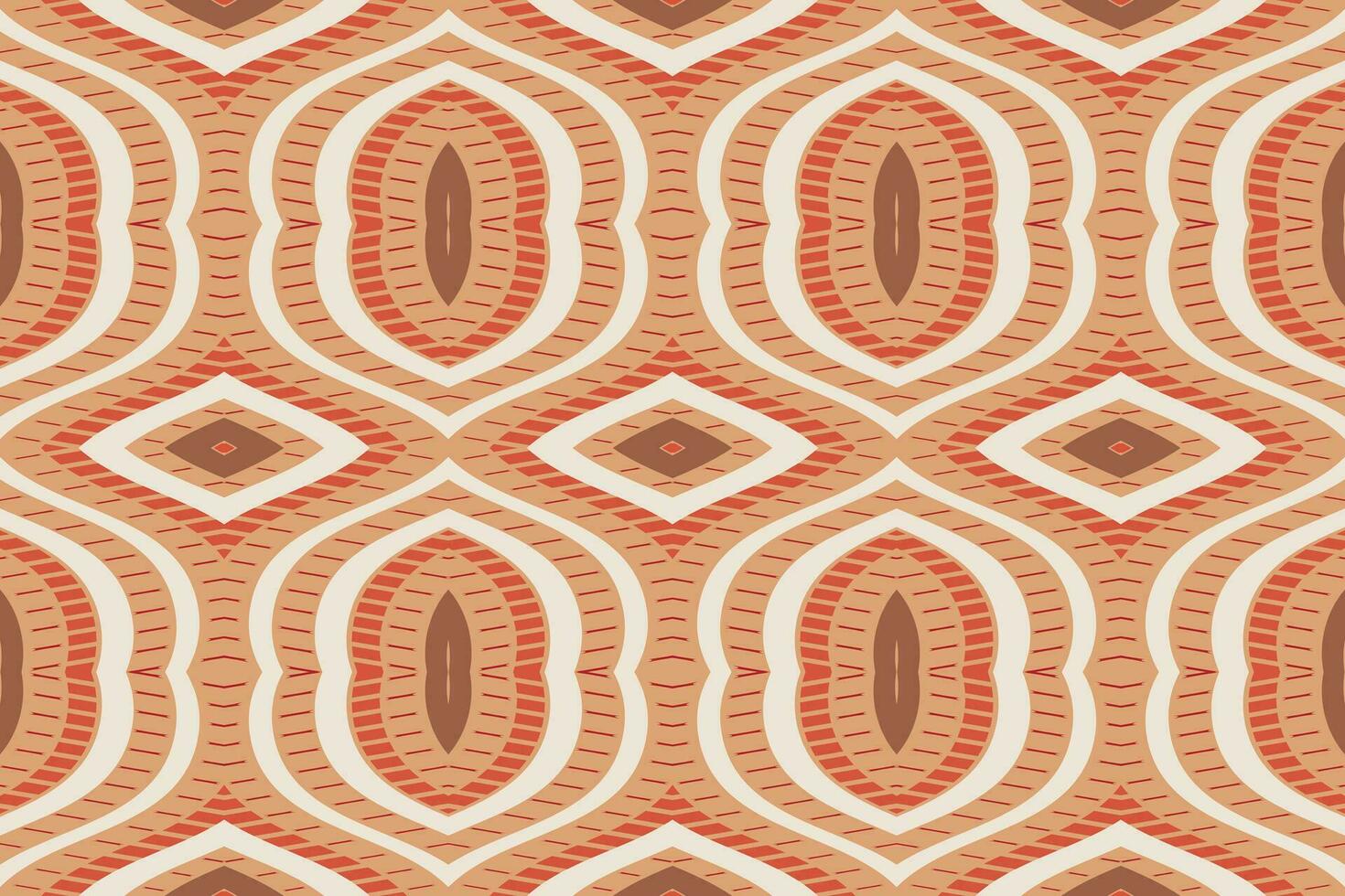 Ikat Floral Paisley Embroidery Background. Ikat Diamond Geometric Ethnic Oriental Pattern Traditional. Ikat Aztec Style Abstract Design for Print Texture,fabric,saree,sari,carpet. vector