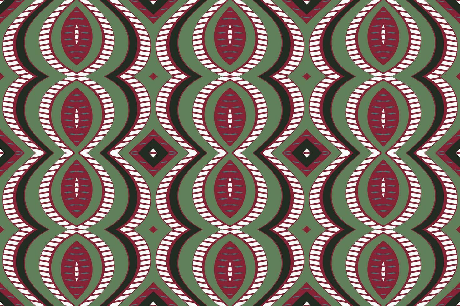 Ikat Floral Paisley Embroidery Background. Ikat Pattern Geometric Ethnic Oriental Pattern traditional.aztec Style Abstract Vector illustration.design for Texture,fabric,clothing,wrapping,sarong.